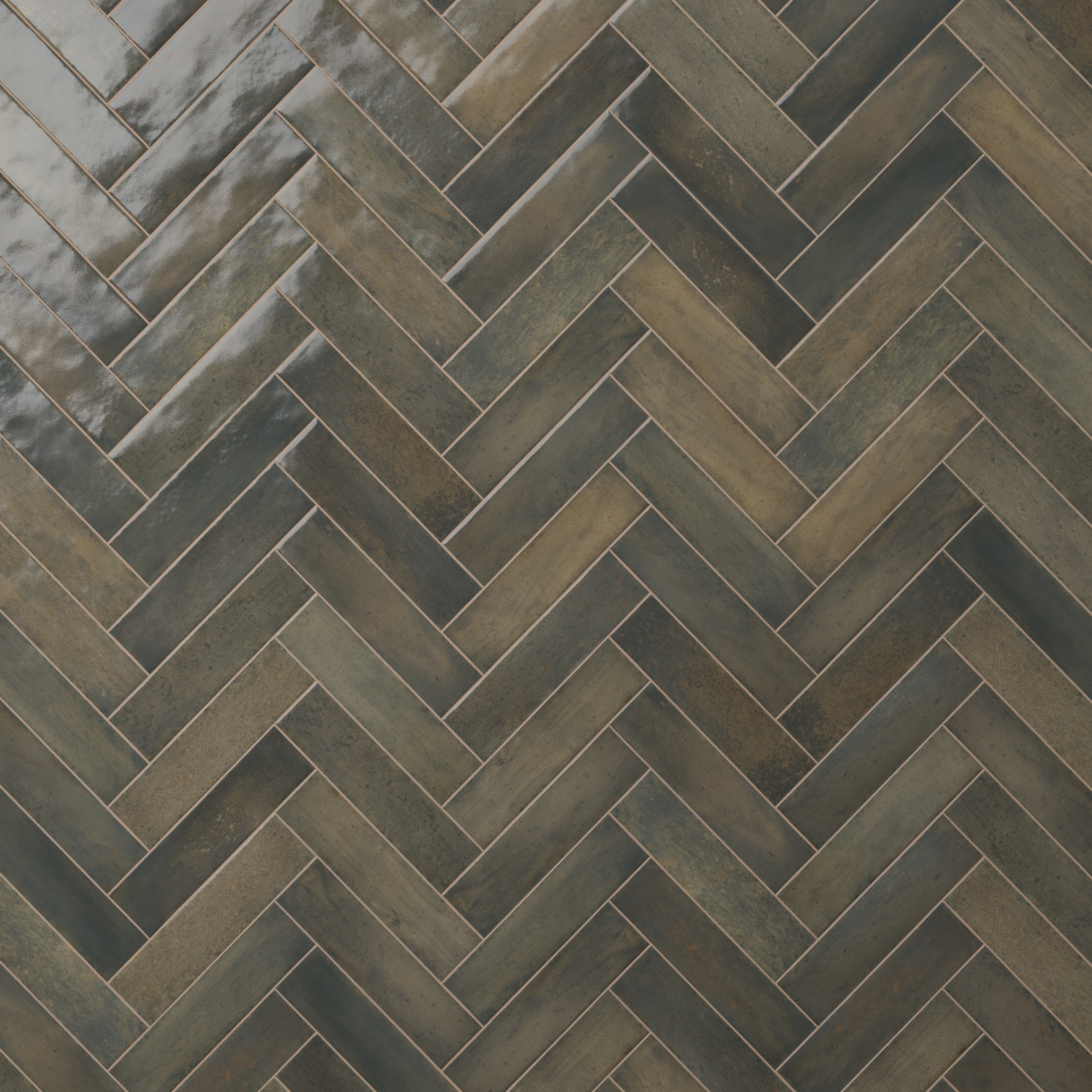 Colby 2 x 10 Glossy Porcelain Subway Tile in Nero