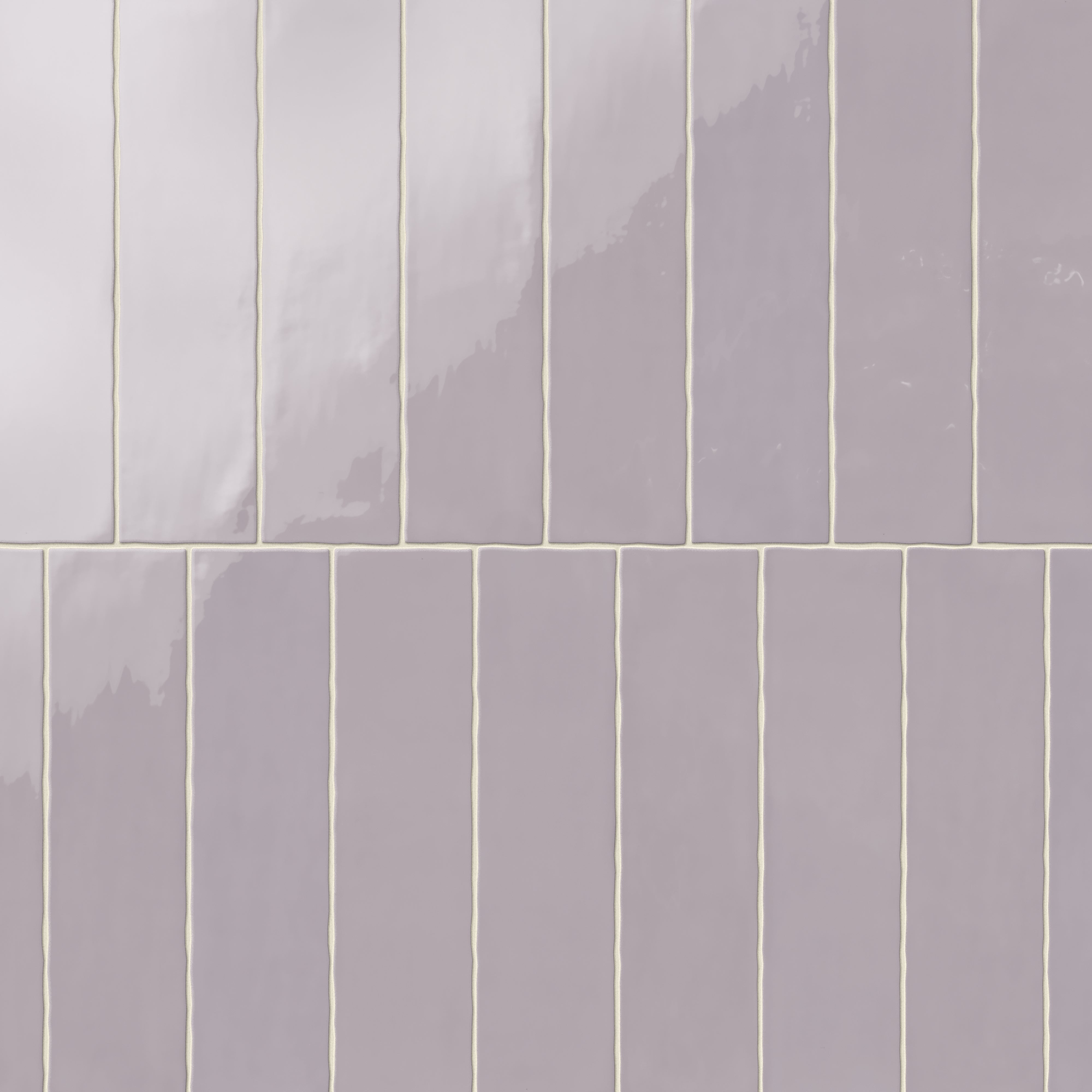 Harper 3x12 Glossy Ceramic Tile in Fog