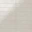 Harper 3x12 Glossy Ceramic Tile in Eggshell