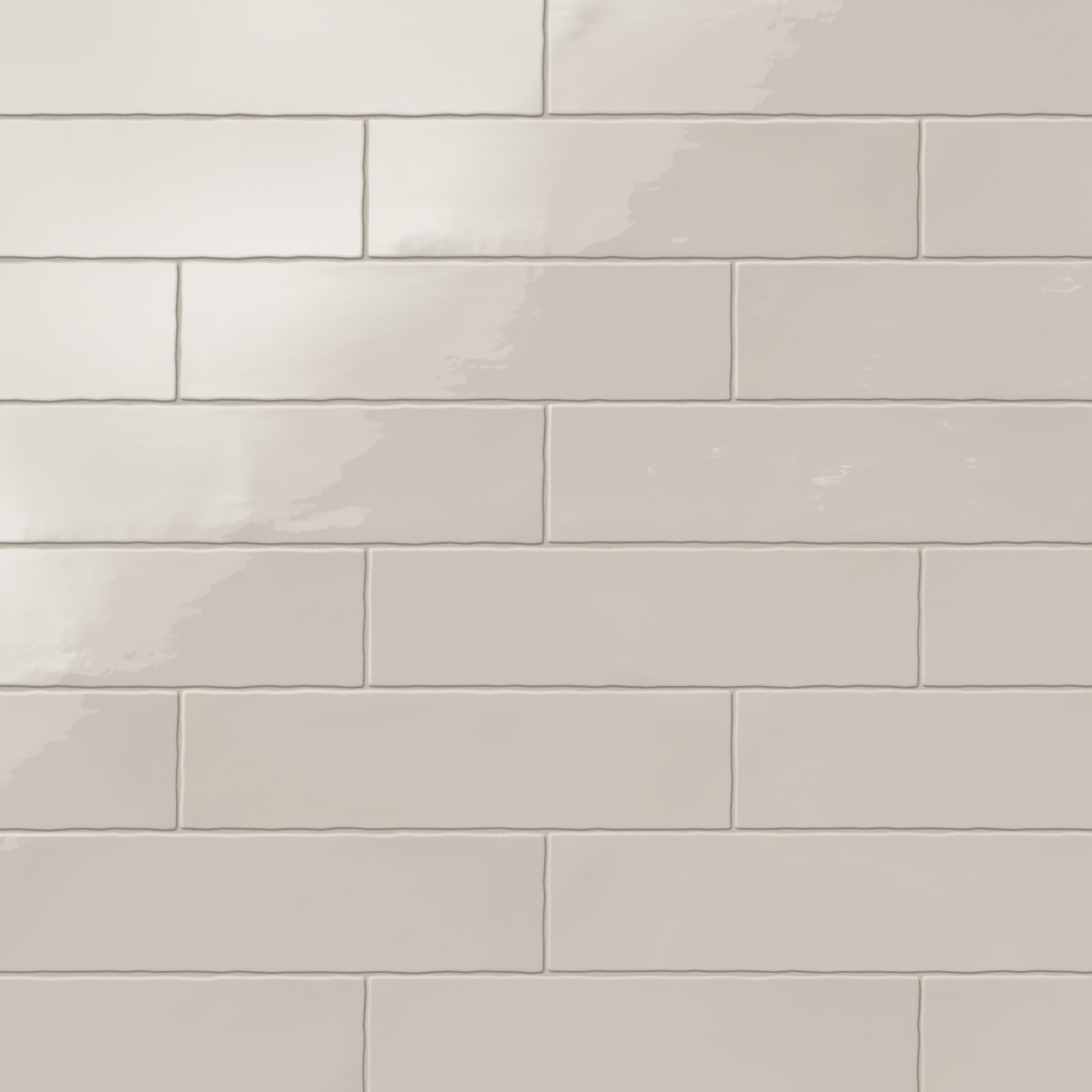 Harper 3x12 Glossy Ceramic Tile in Eggshell