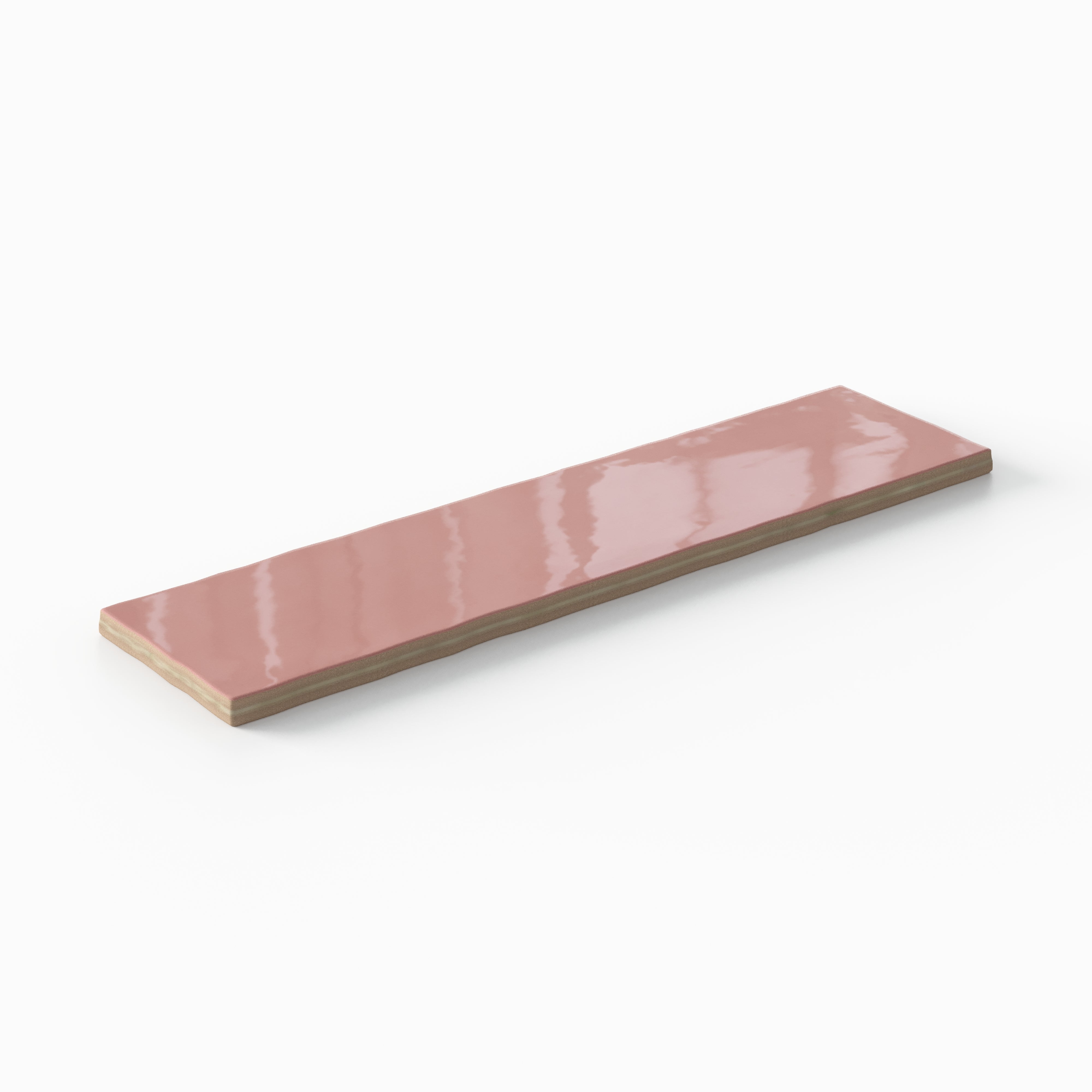 Harper 3x12 Glossy Ceramic Tile in Blush