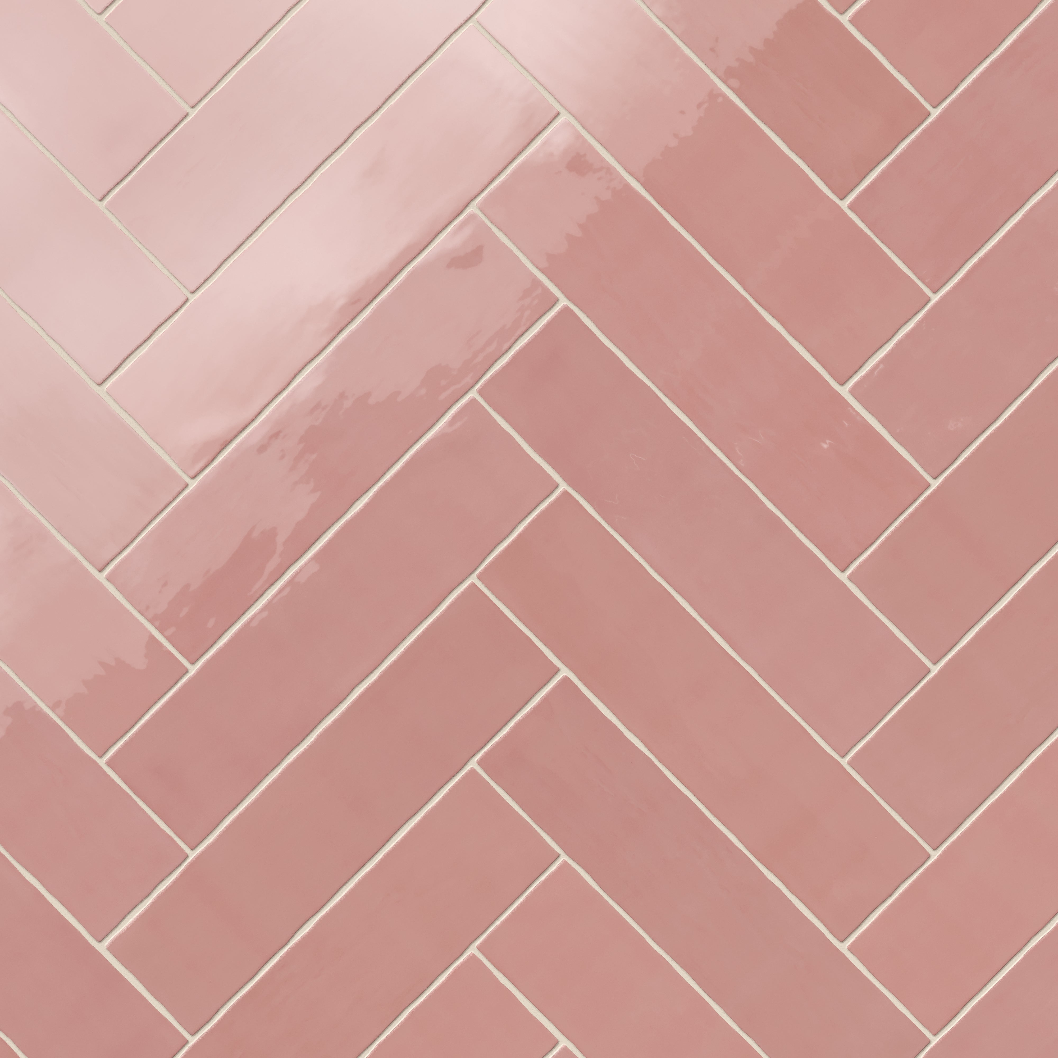 Harper 3x12 Glossy Ceramic Tile in Blush