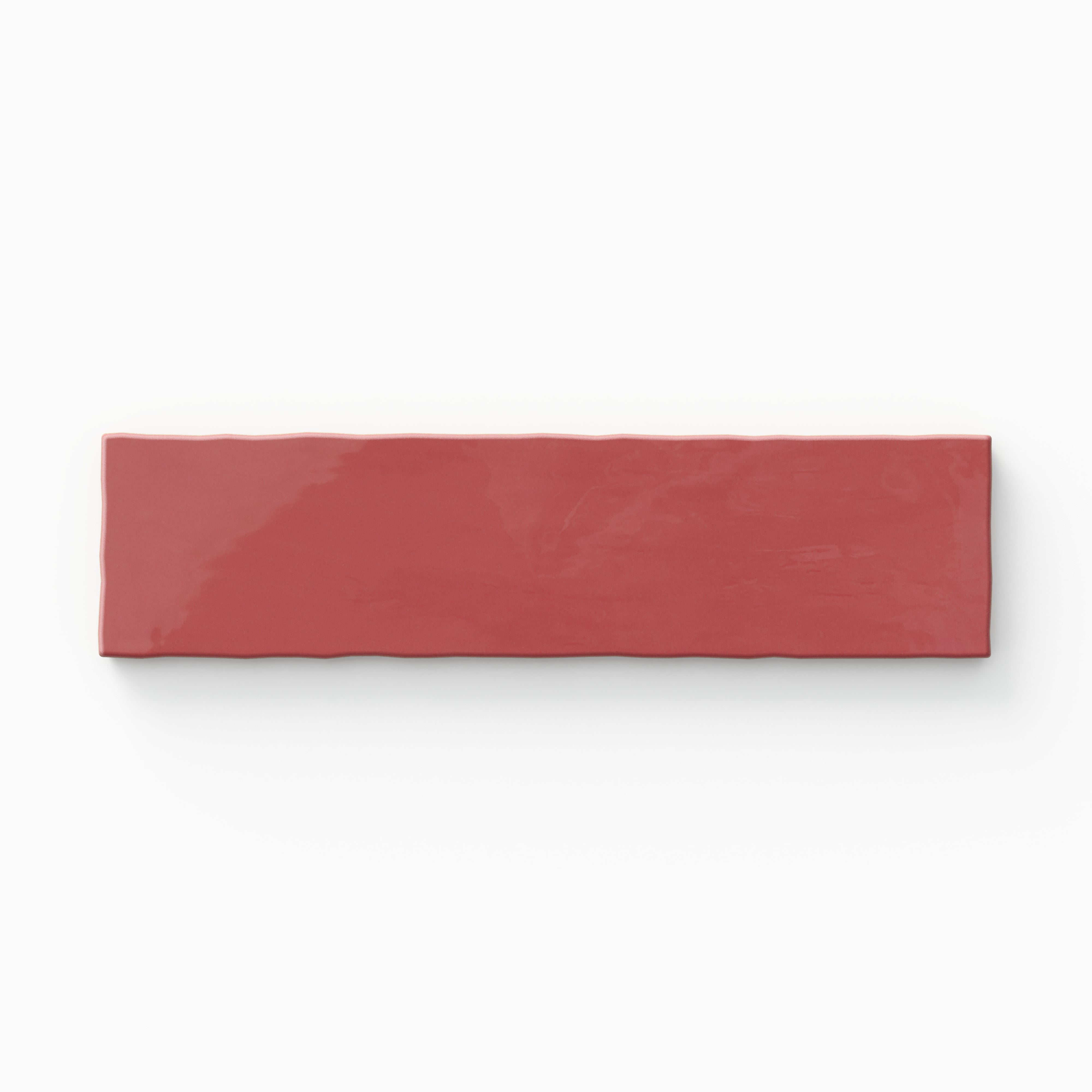 Harper 3x12 Glossy Ceramic Tile in Vermilion