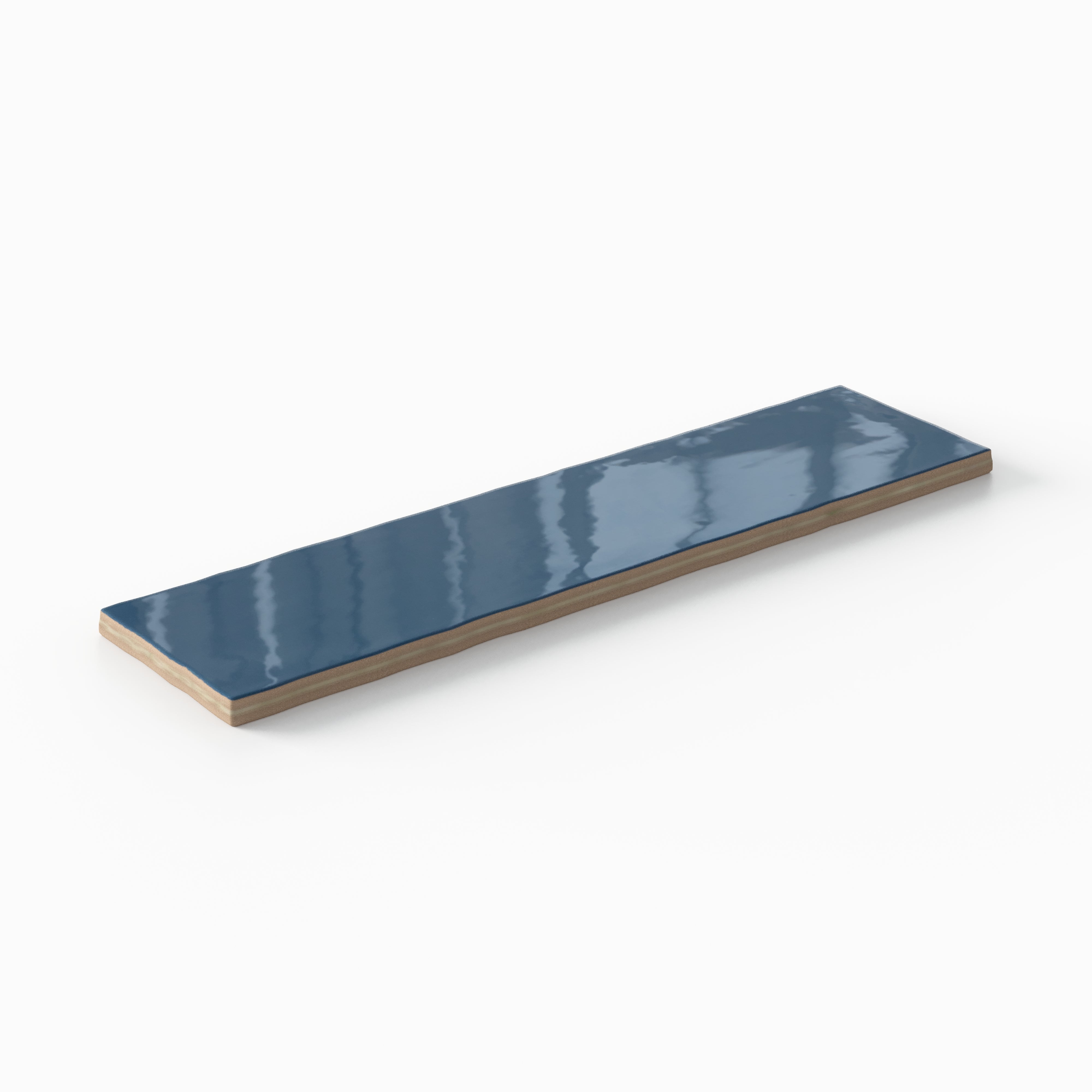 Harper 3x12 Glossy Ceramic Tile in Cerulean