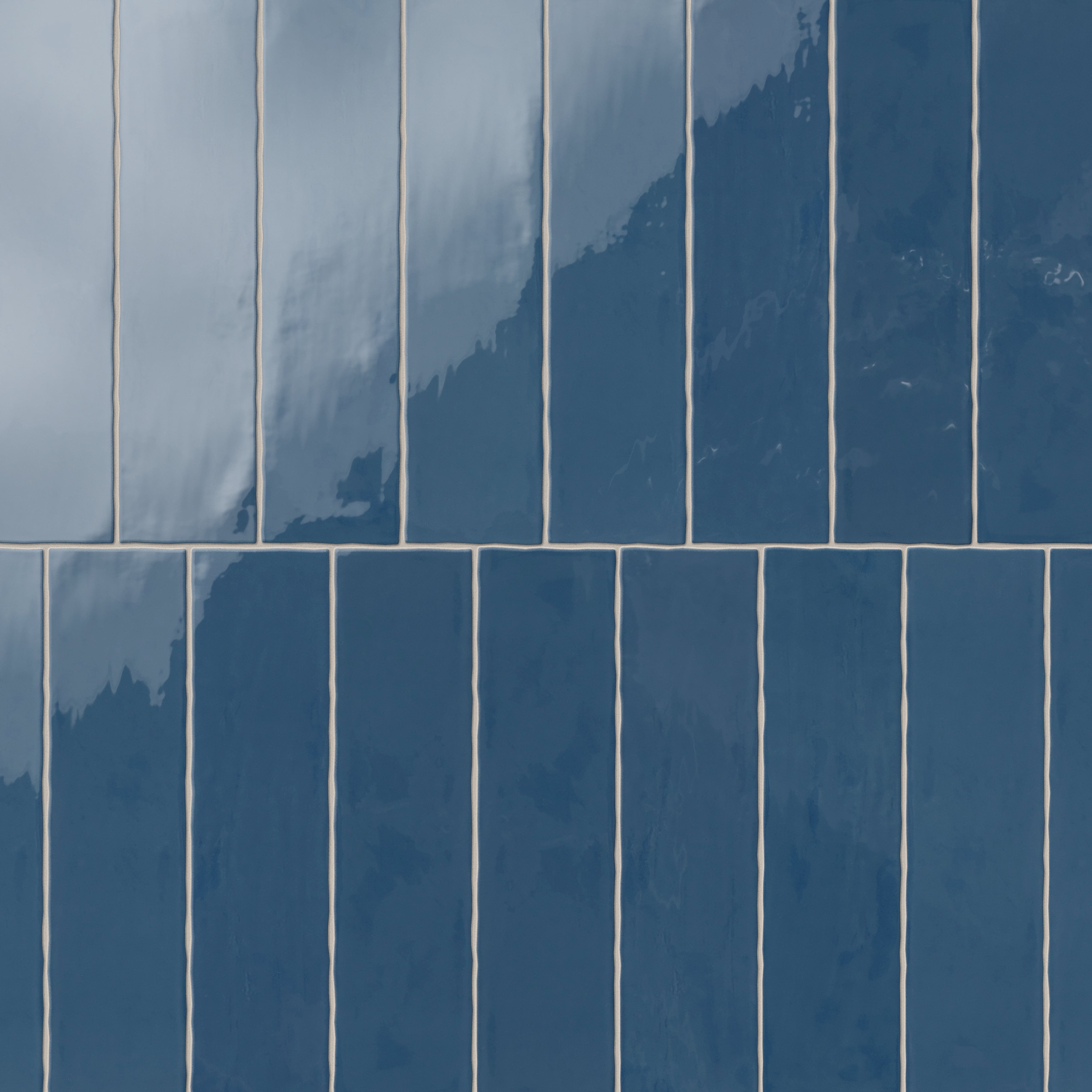 Harper 3x12 Glossy Ceramic Tile in Cerulean