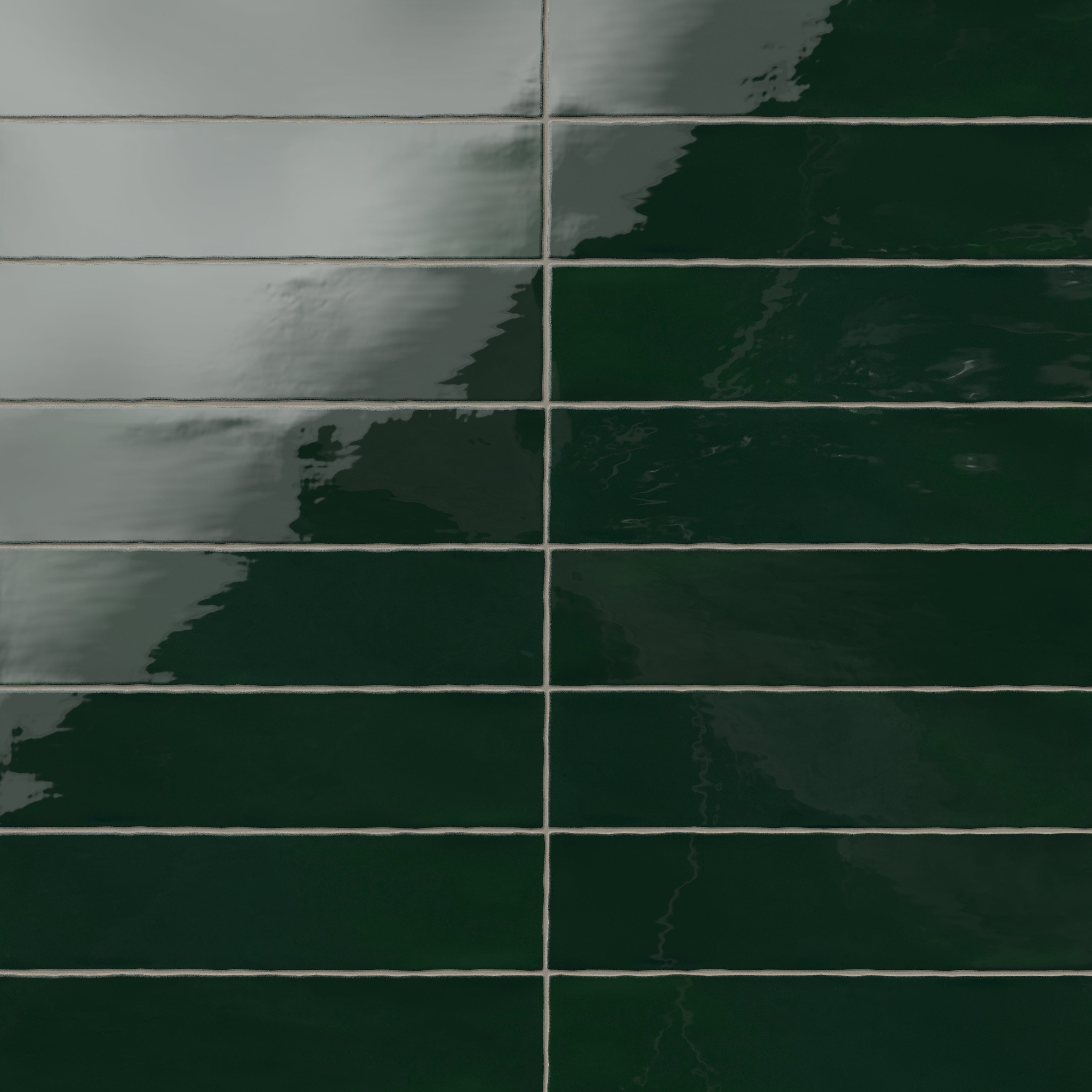 Harper 3x12 Glossy Ceramic Tile in Forest