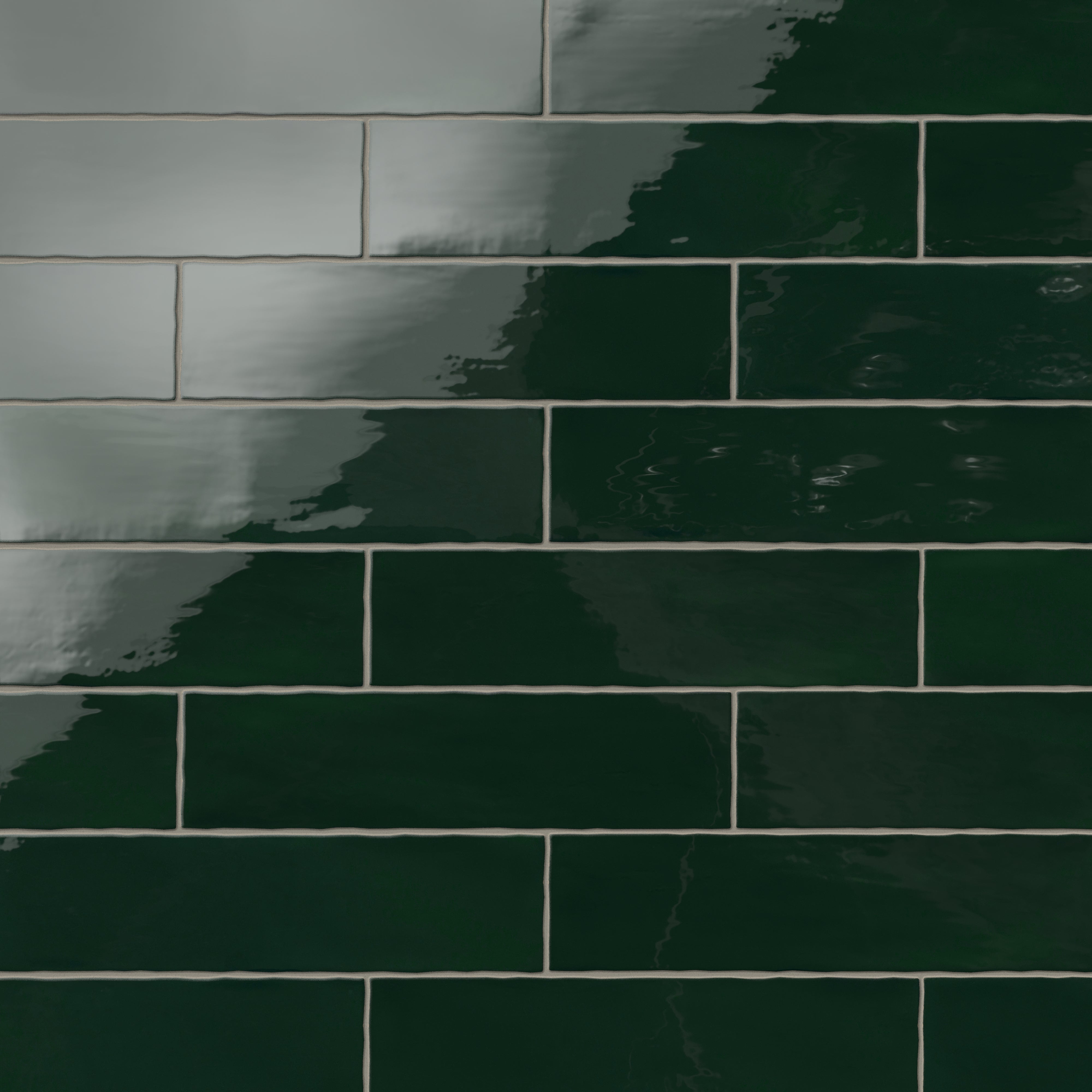 Harper 3x12 Glossy Ceramic Tile in Forest