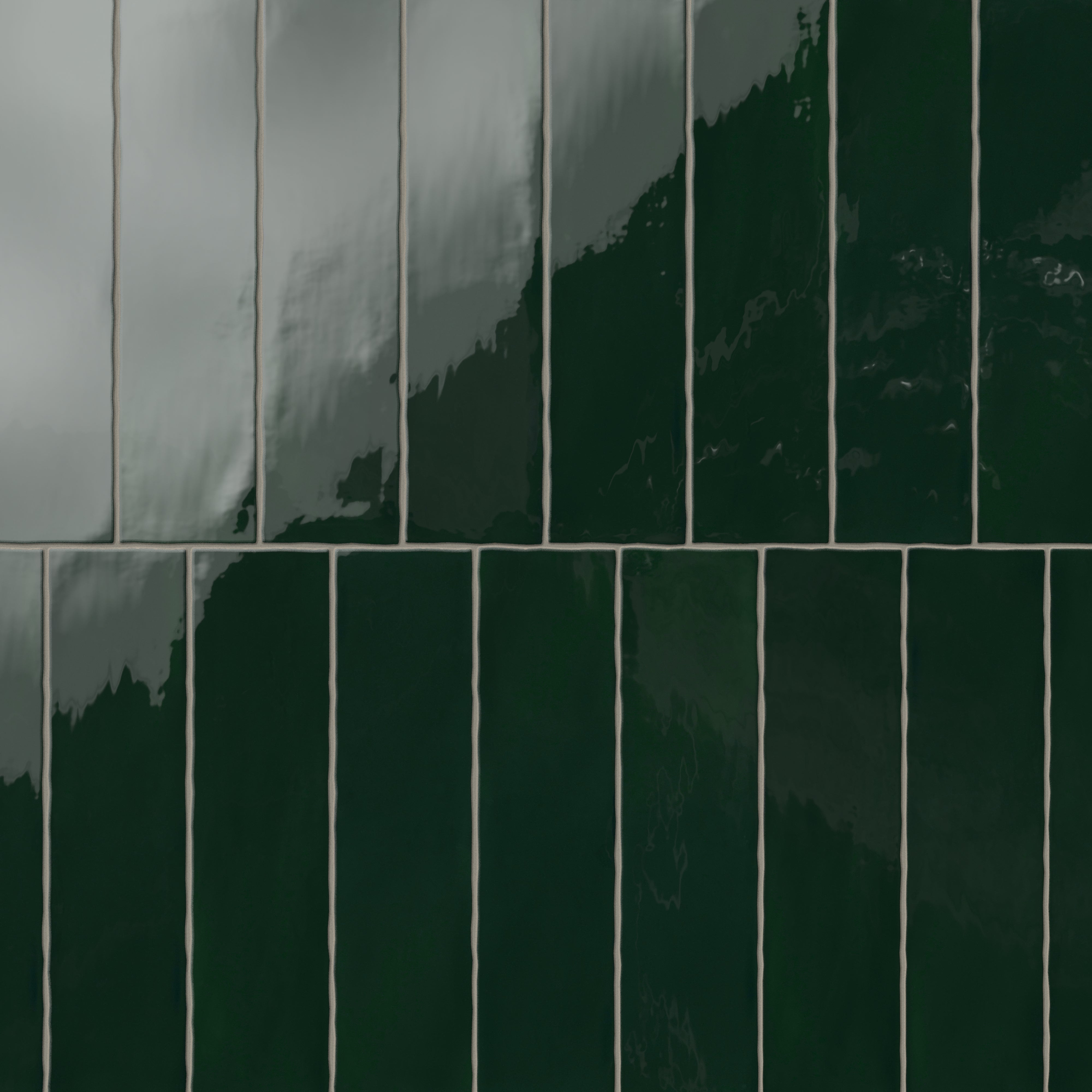 Harper 3x12 Glossy Ceramic Tile in Forest