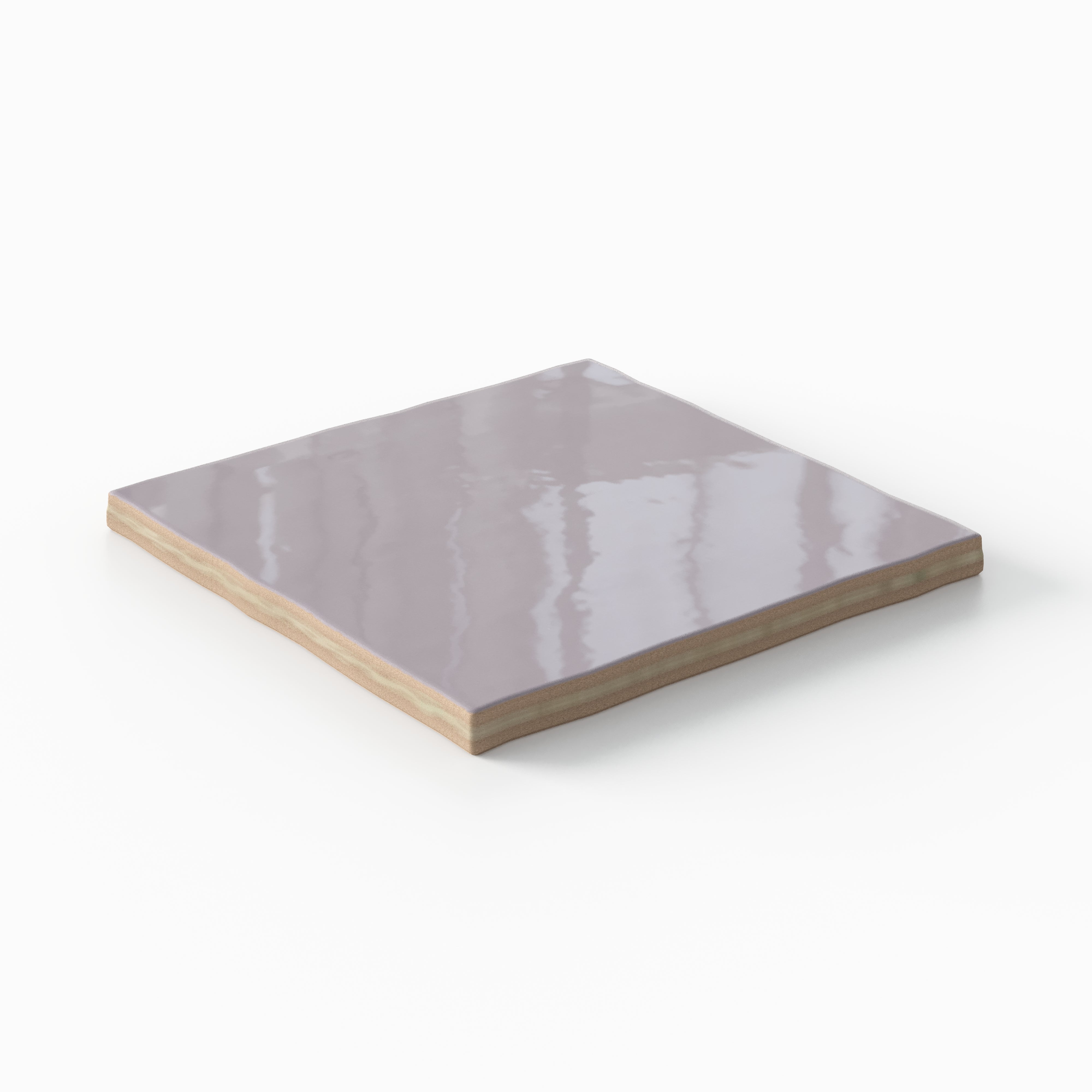 Harper 5x5 Glossy Ceramic Tile in Fog