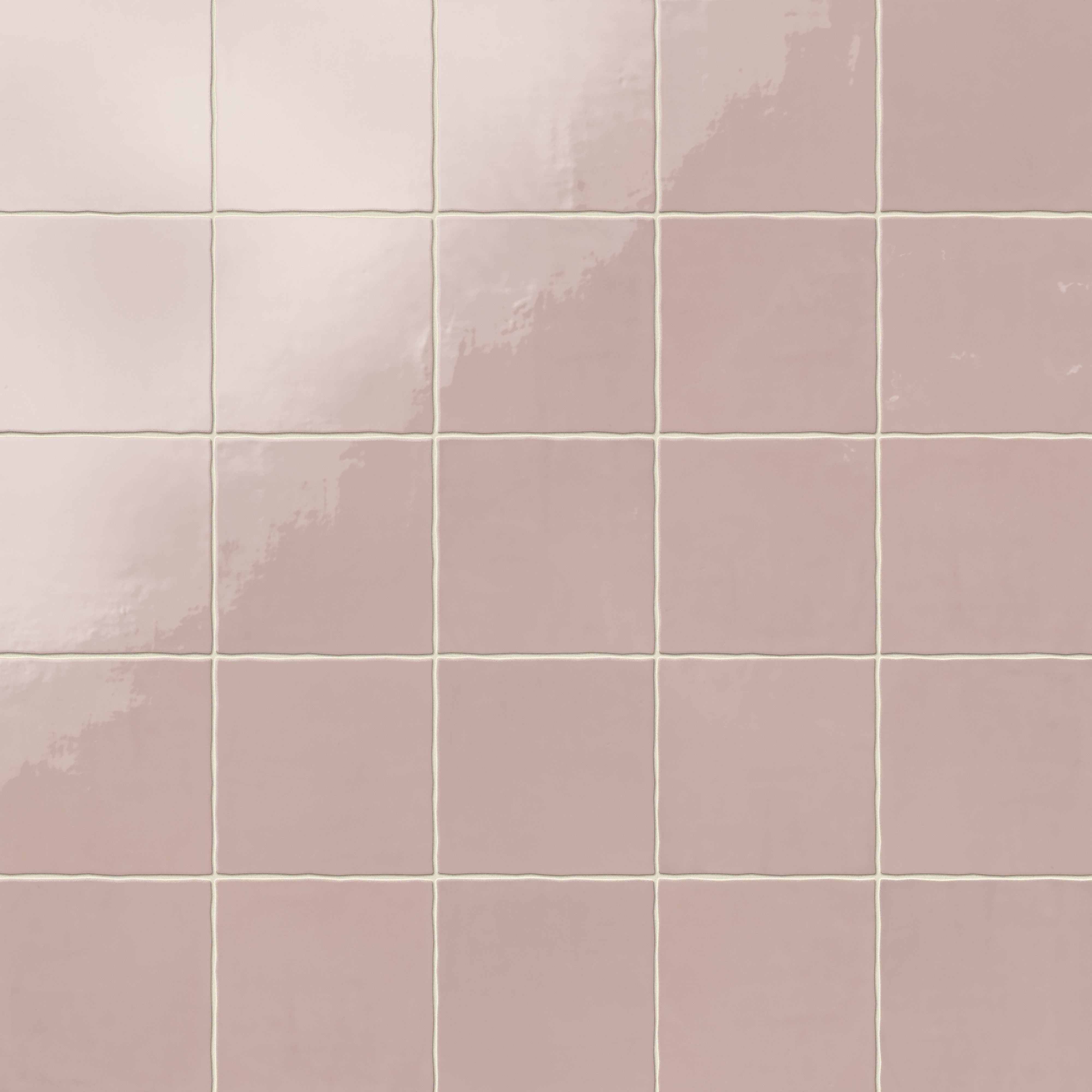 Harper 5x5 Glossy Ceramic Tile in Bone