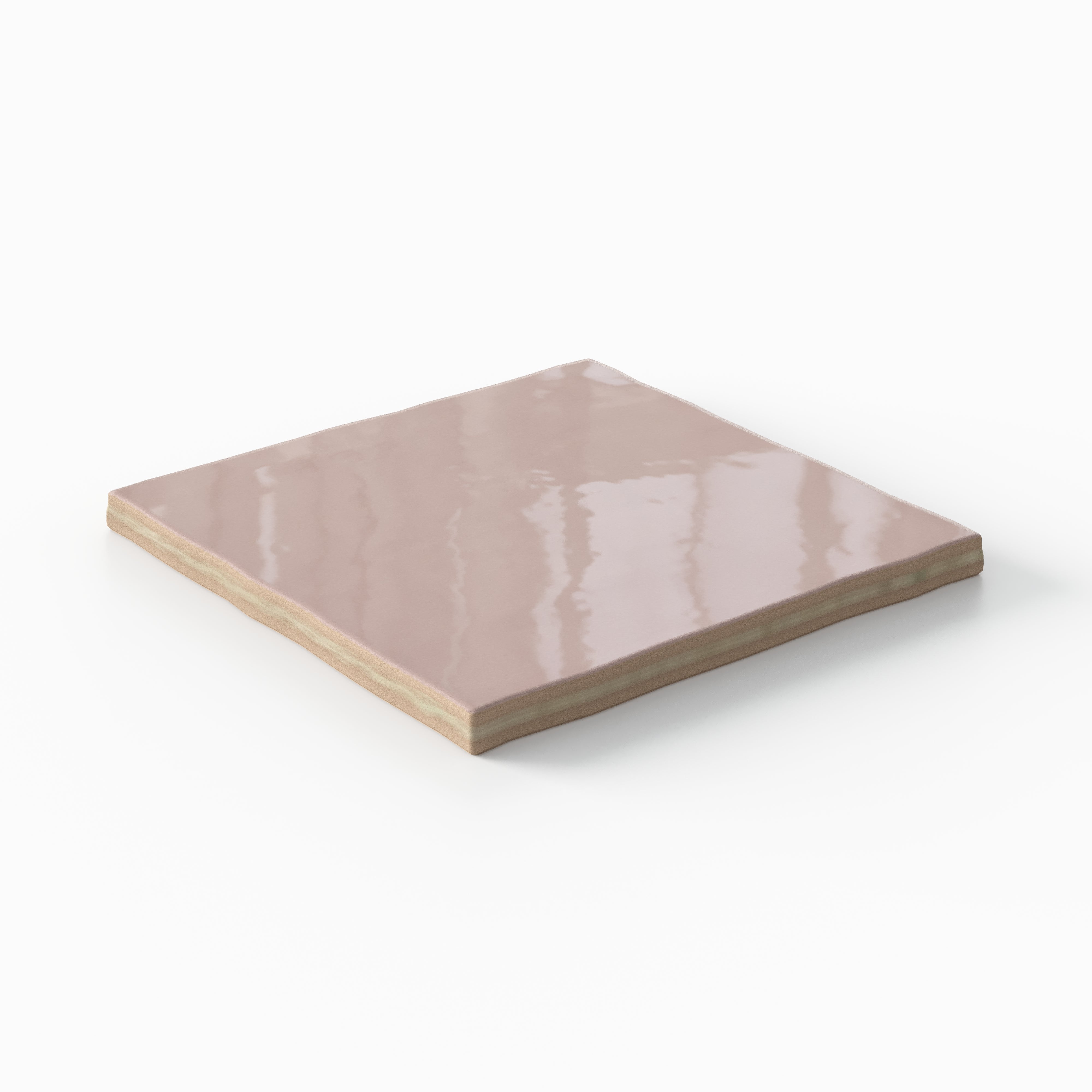 Harper 5x5 Glossy Ceramic Tile in Bone