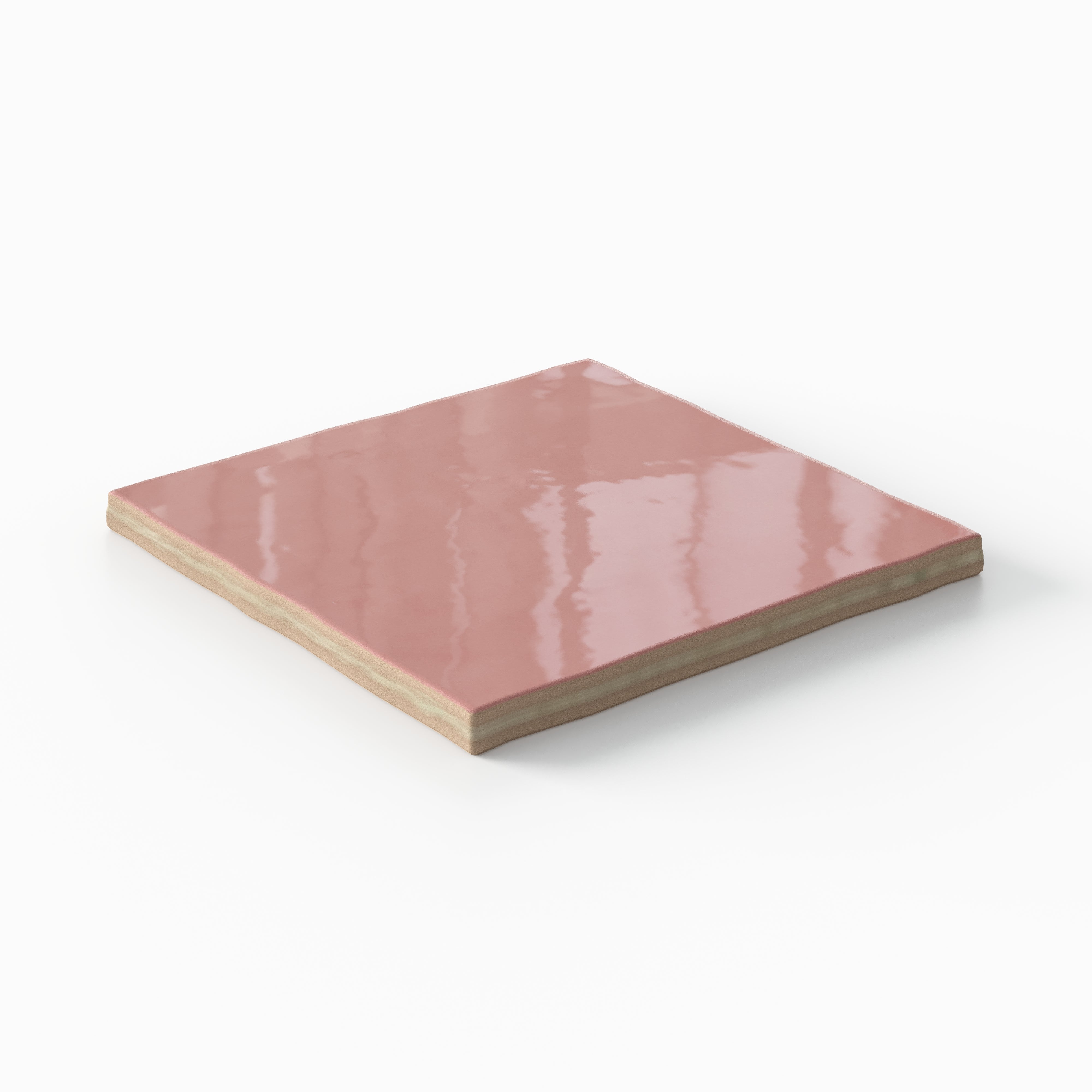 Harper 5x5 Glossy Ceramic Tile in Blush