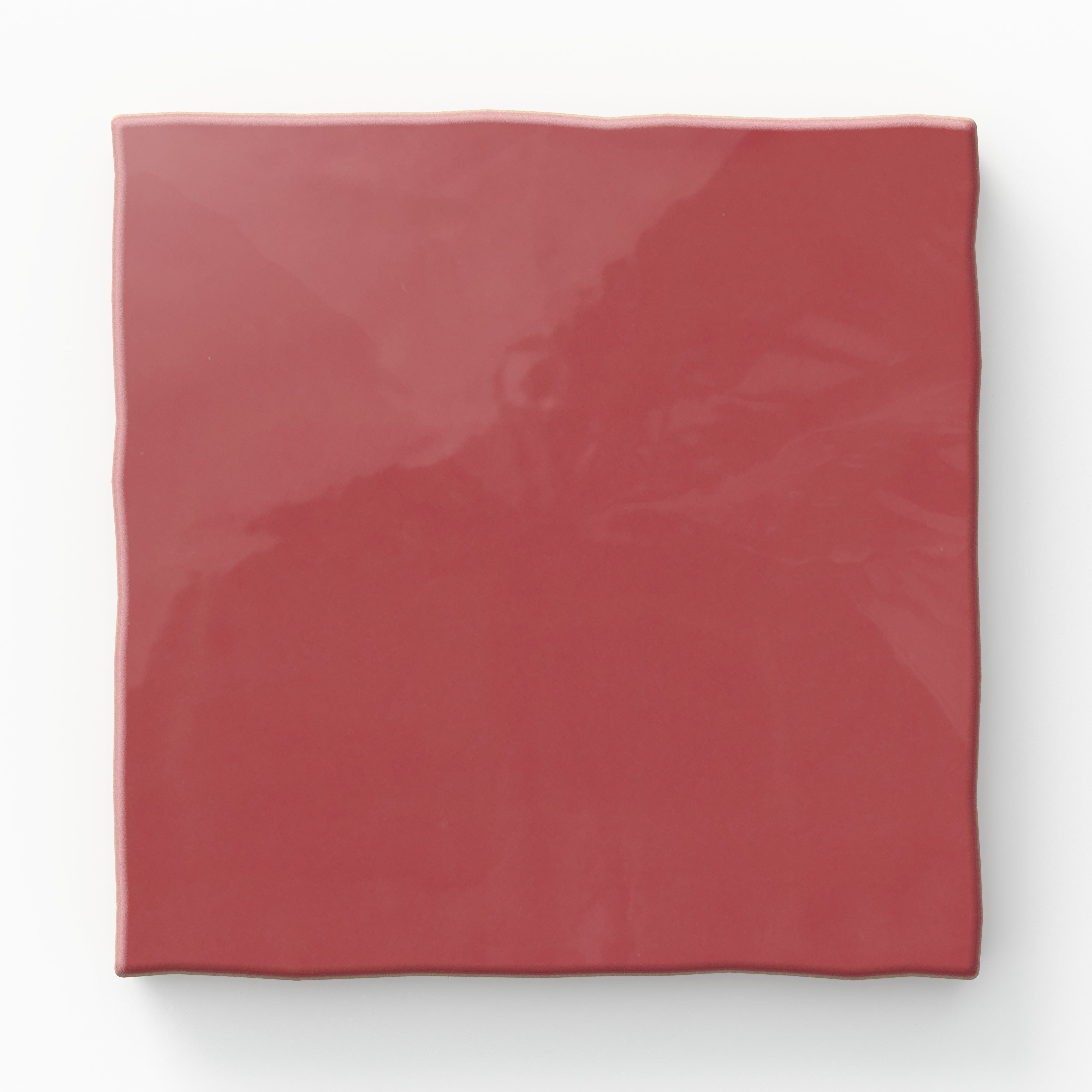 Harper 5x5 Glossy Ceramic Tile in Vermilion