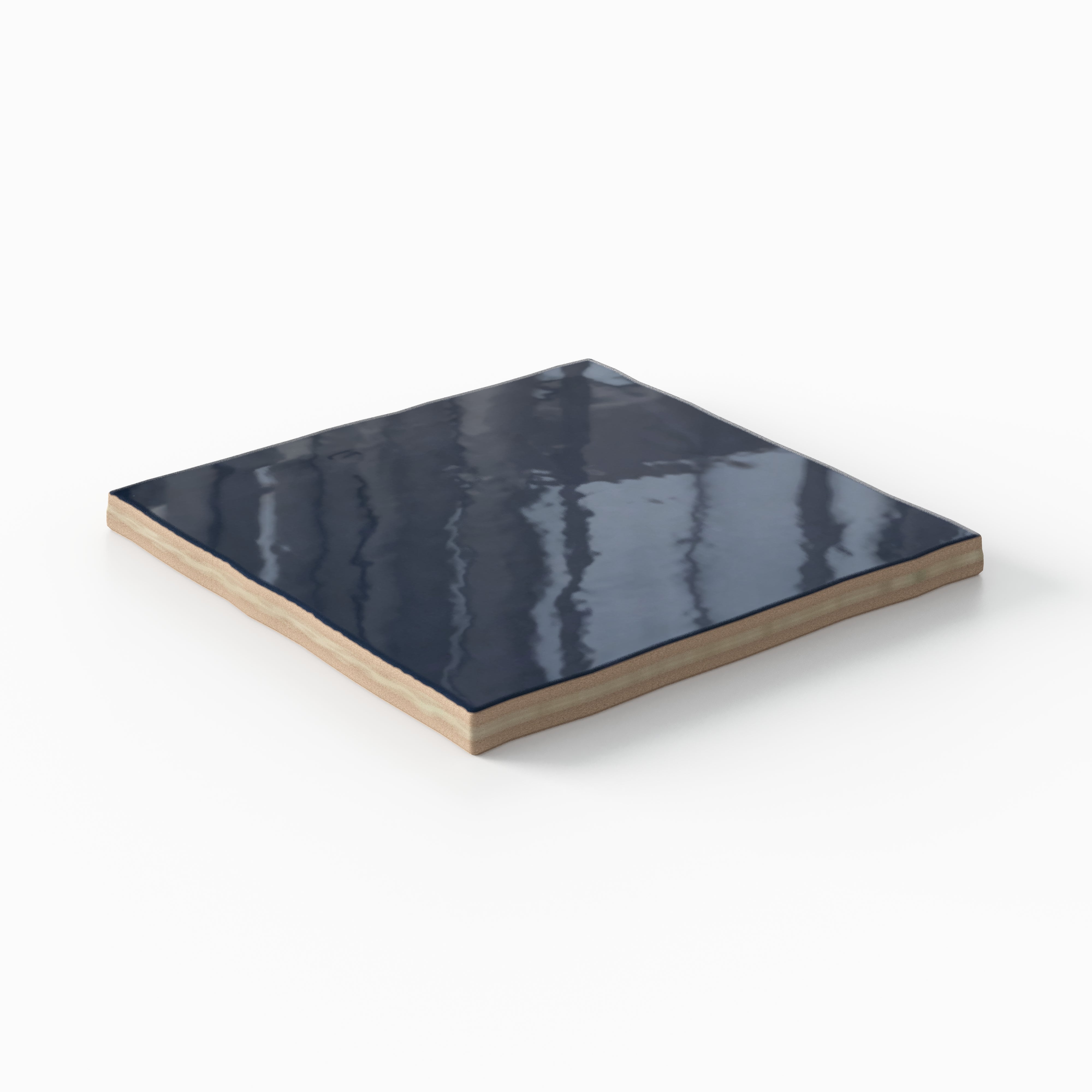 Harper 5x5 Glossy Ceramic Tile in Denim