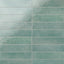 Aurelia 2x11 Glossy Porcelain Tile in Seafoam