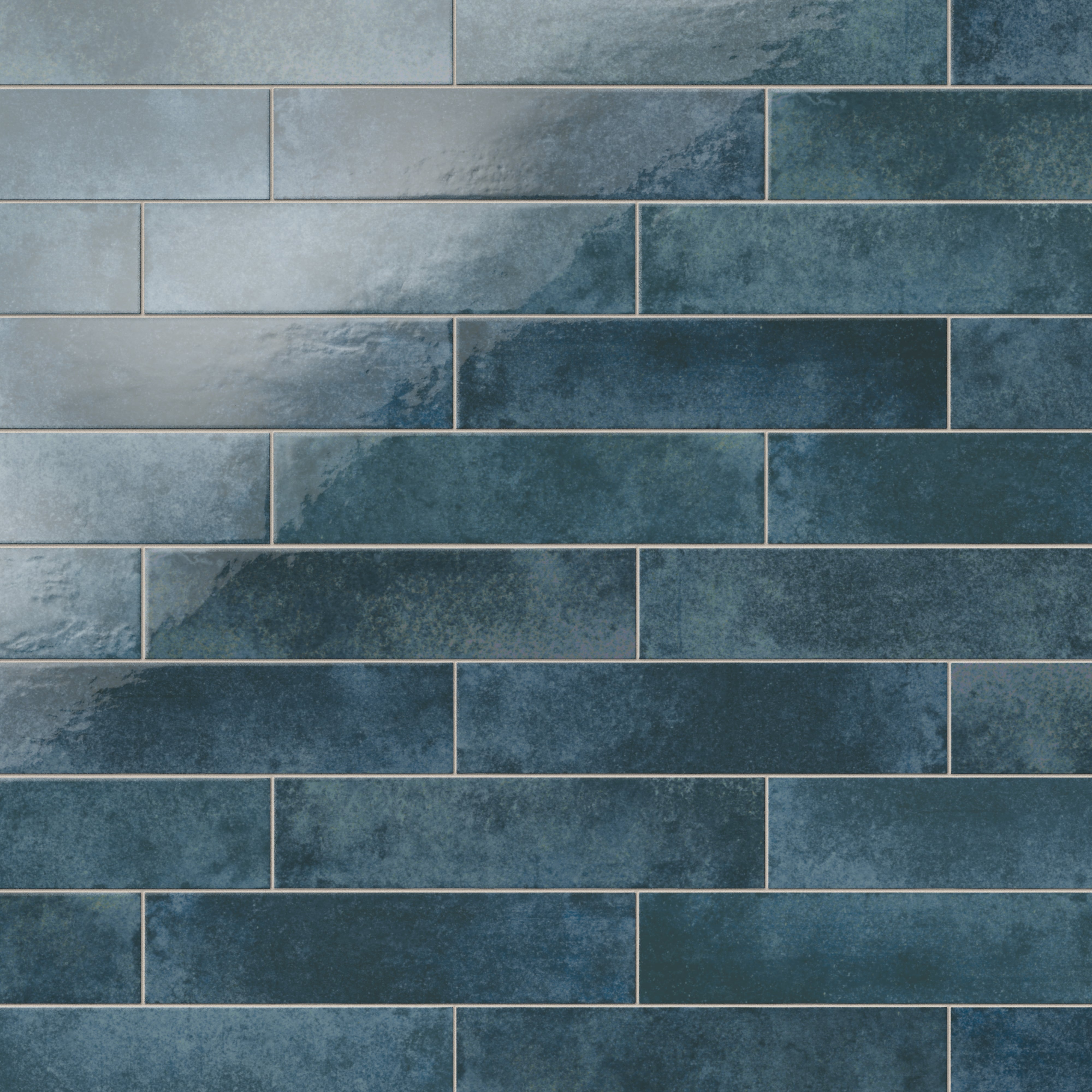 Aurelia 2x11 Glossy Porcelain Tile in Marine