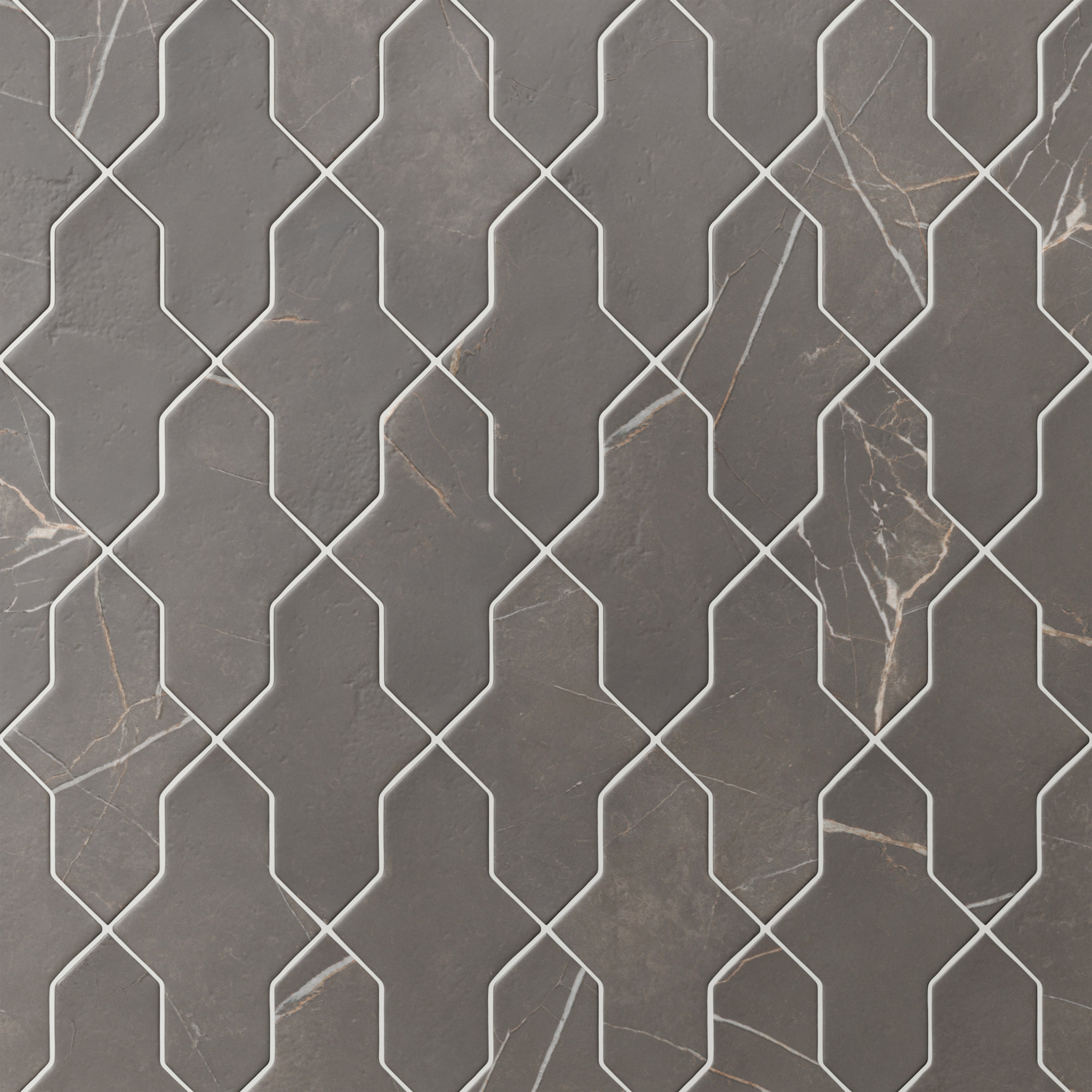 Aslan 2x8 Porcelain Tile Shield in Imperial