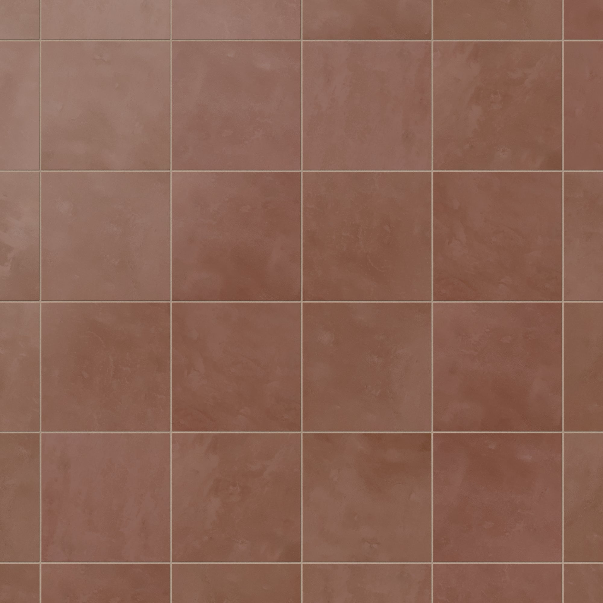 Isabel 6x6 Matte Porcelain Tile in Rust