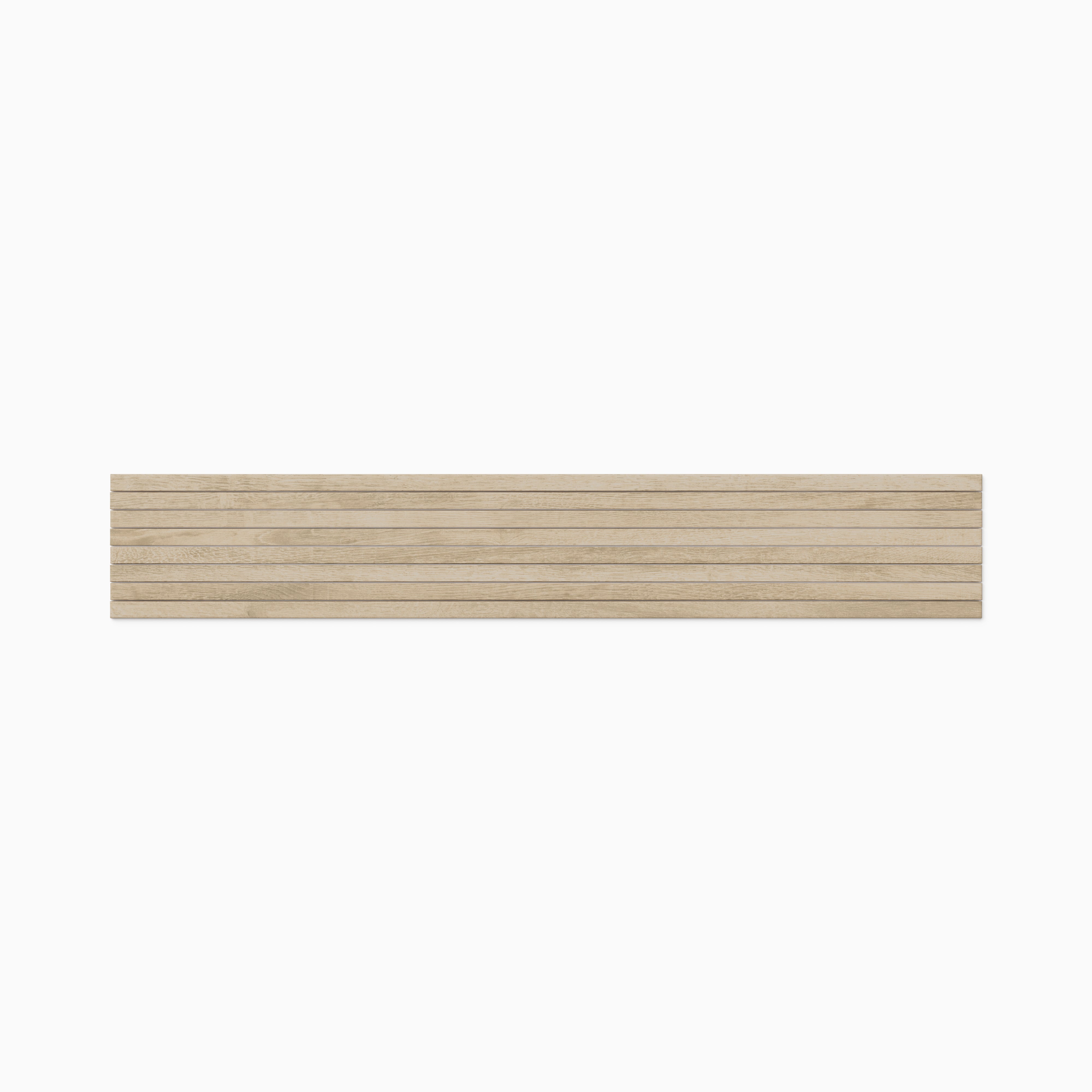 Nora 8x48 Matte Porcelain Mosaic Tile in Crema
