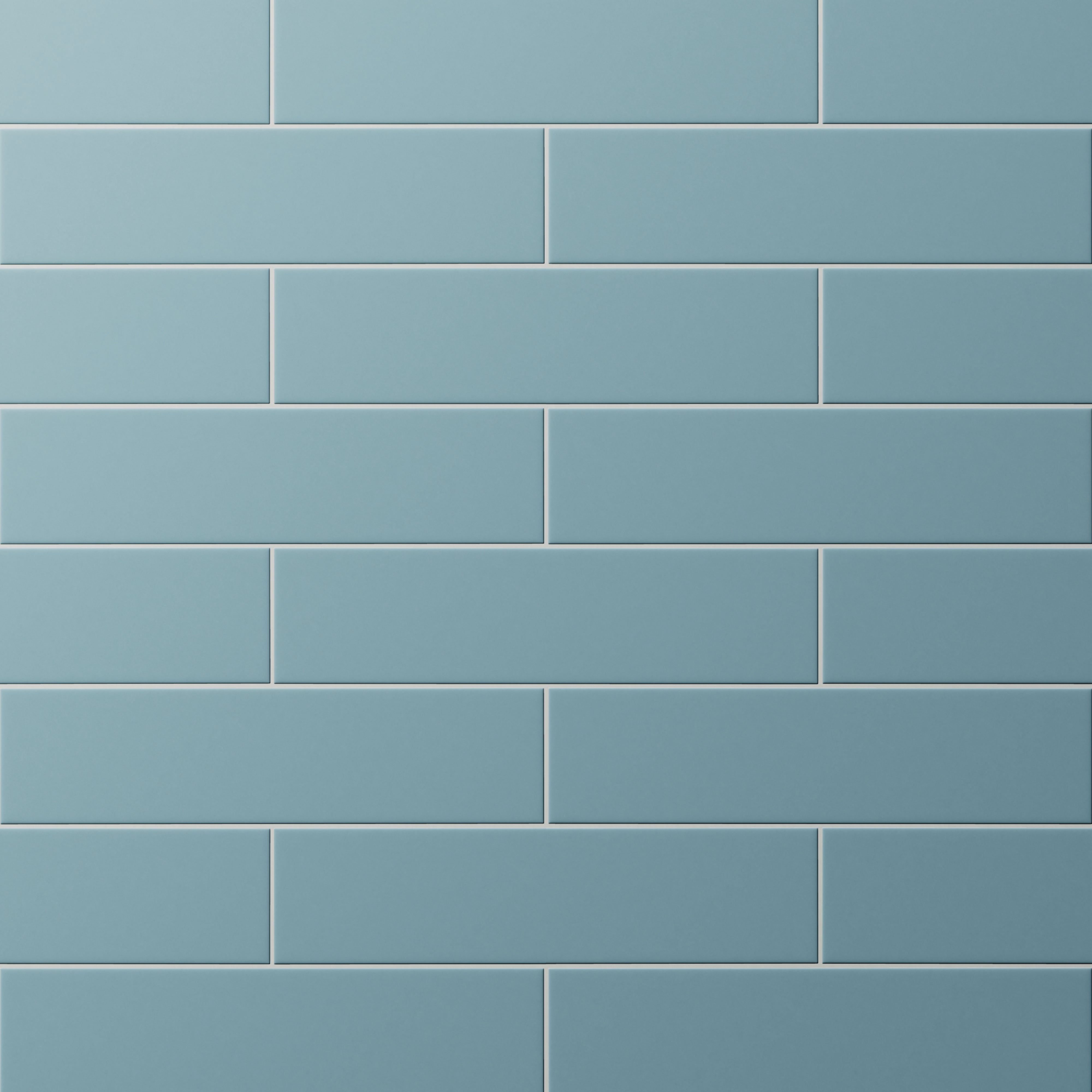 Merrick 3x11 Glossy Porcelain Tile in Ska Blue