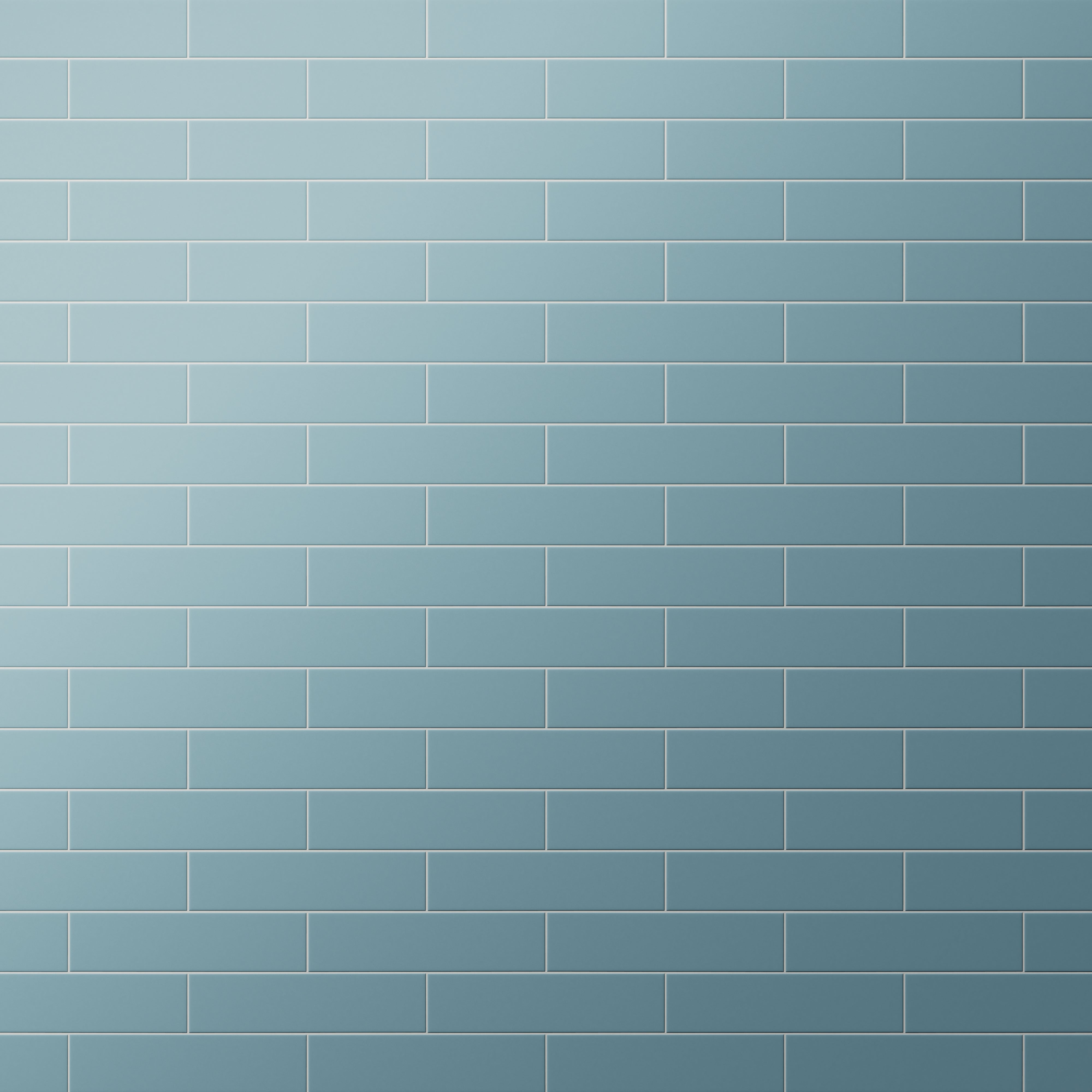 Merrick 3x11 Glossy Porcelain Tile in Ska Blue