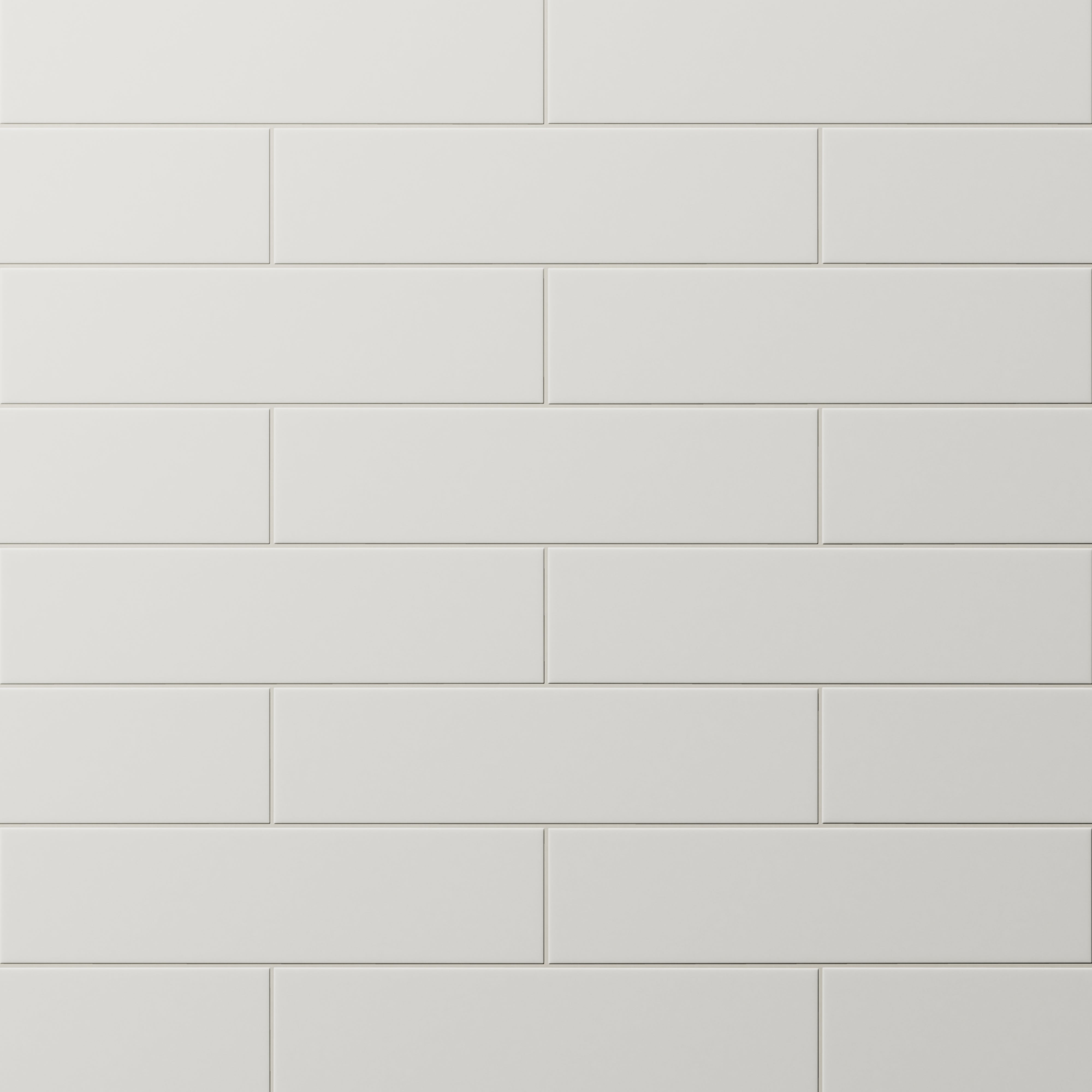 Merrick 3x11 Glossy Porcelain Tile in Ambient White
