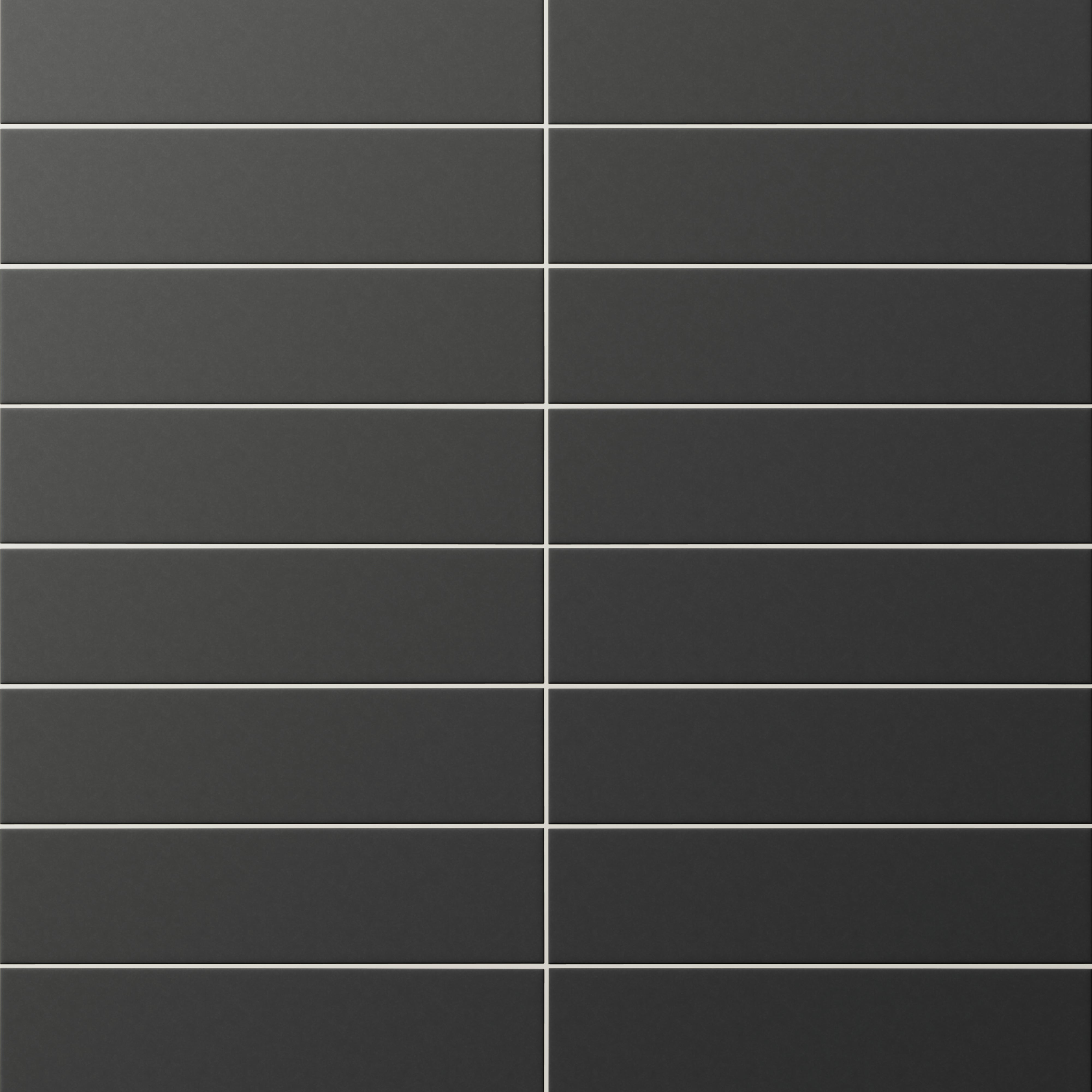 Merrick 3x11 Matte Porcelain Tile in Synth Black