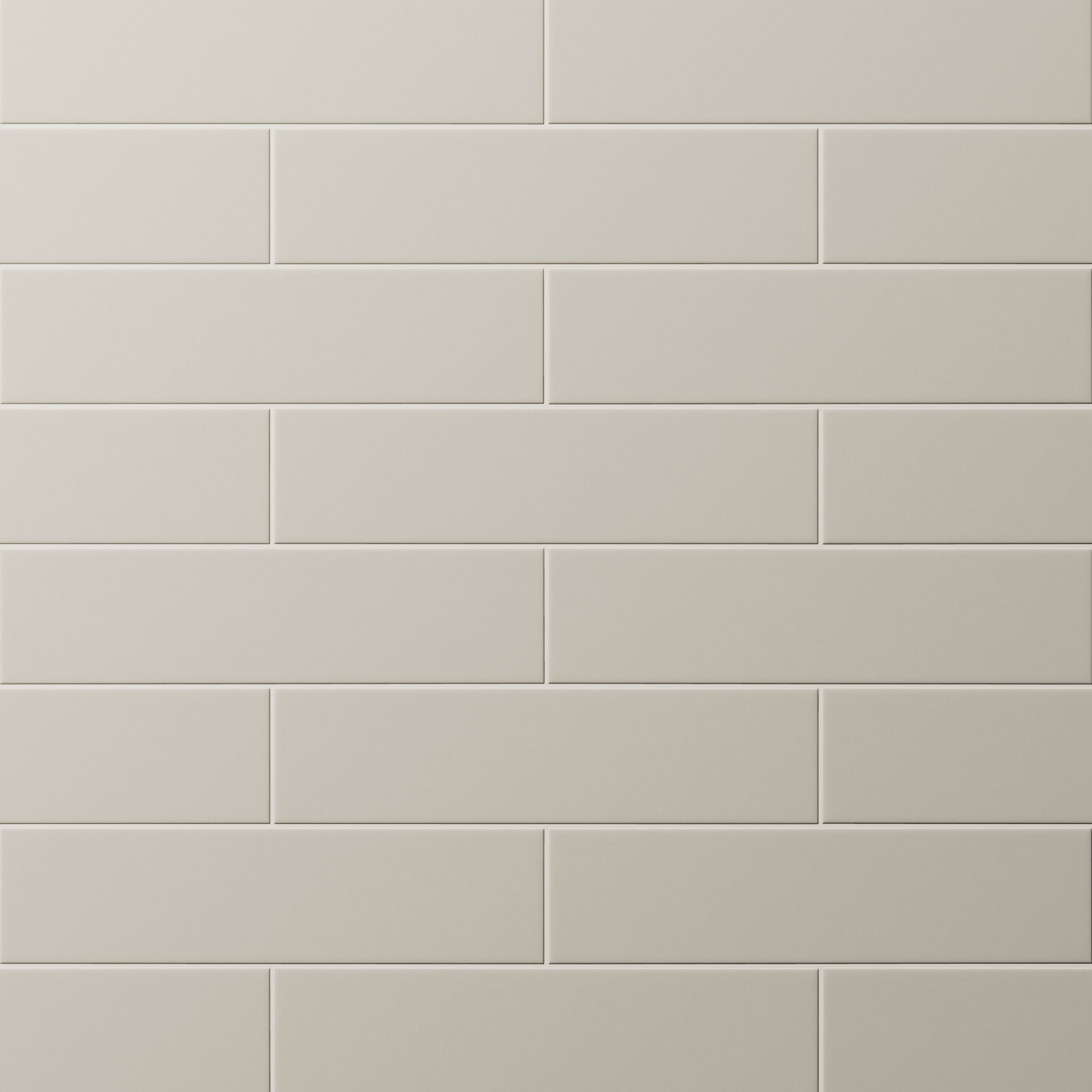 Merrick 3x11 Glossy Porcelain Tile in Grunge Greige