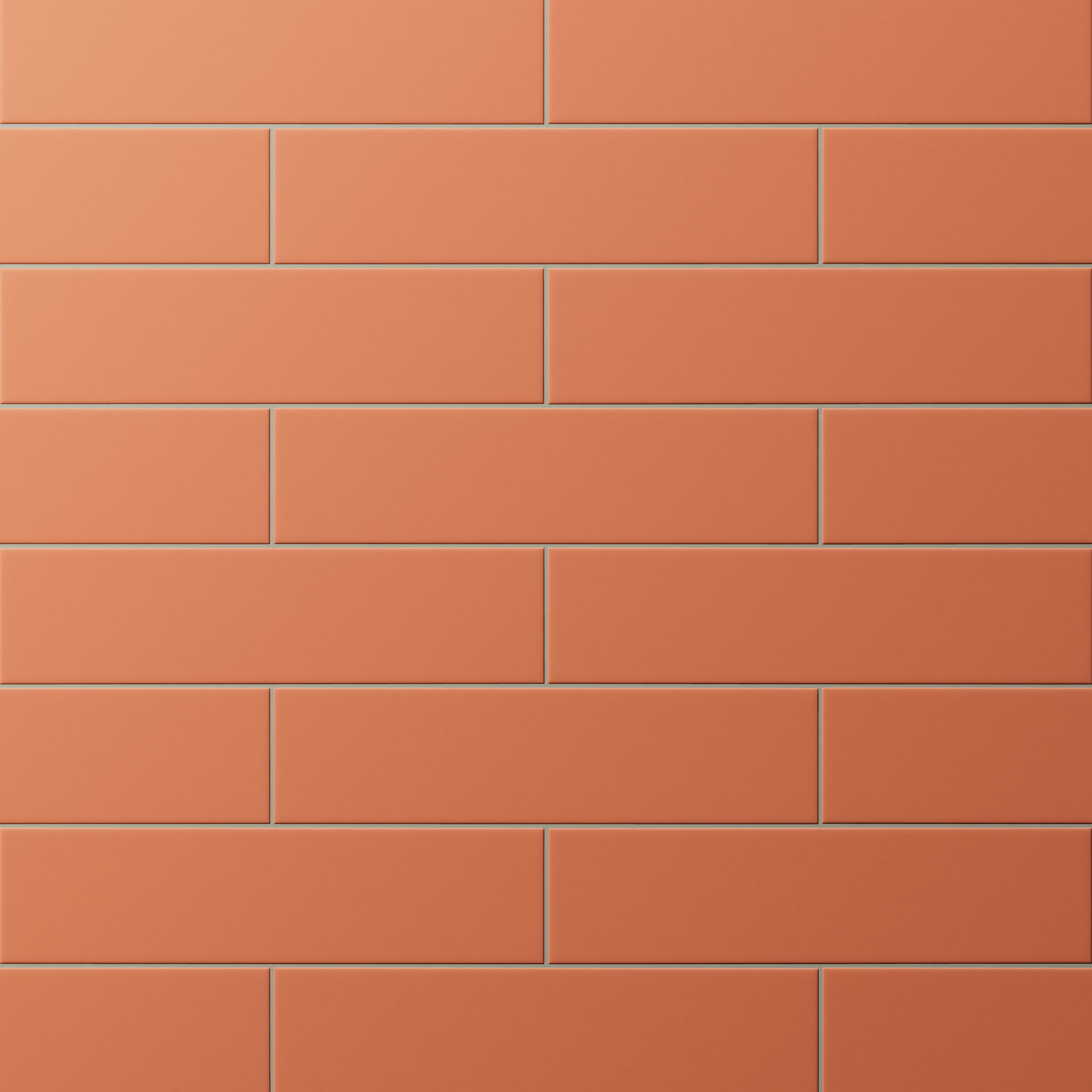 Merrick 3x11 Glossy Porcelain Tile in New-Age Terracota