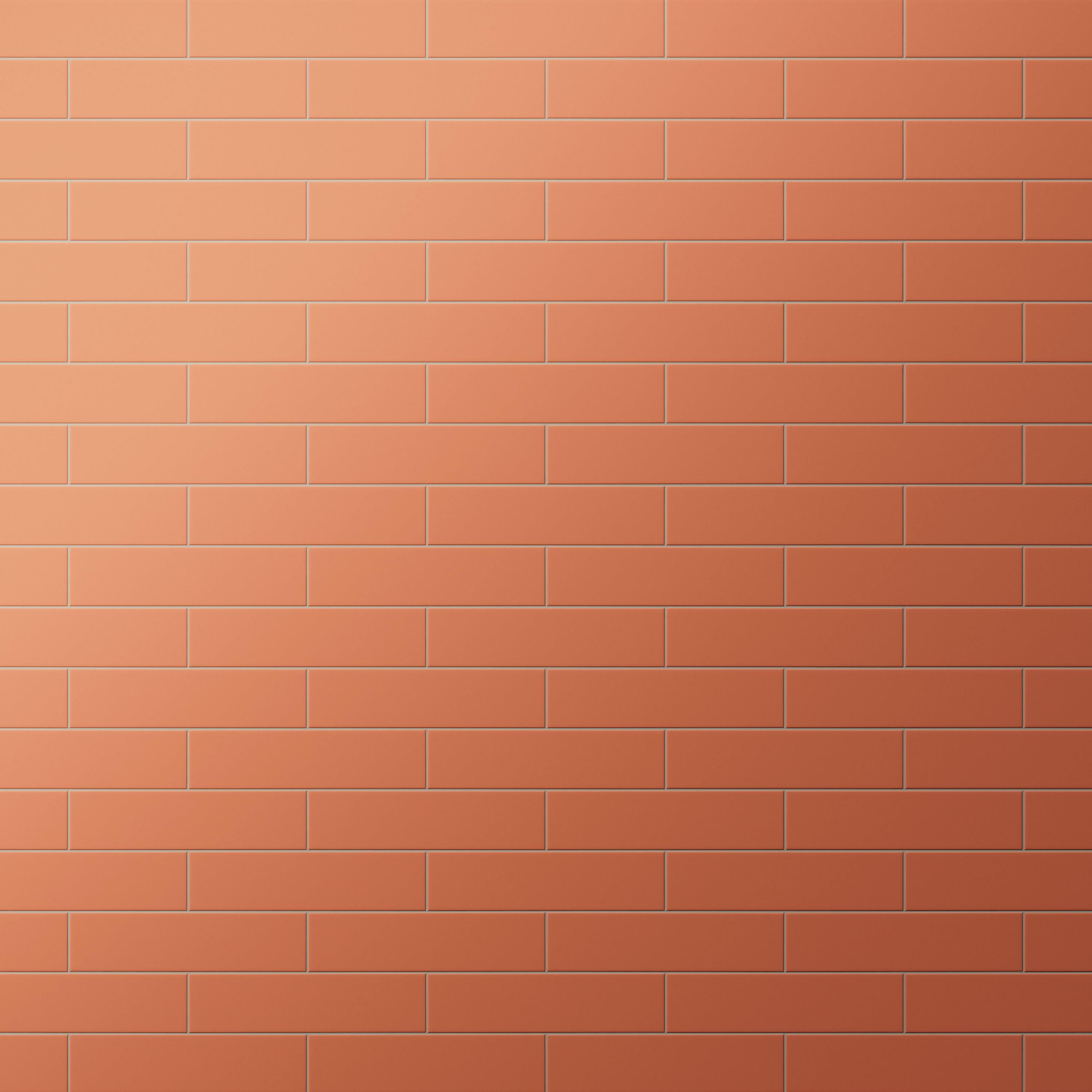 Merrick 3x11 Glossy Porcelain Tile in New-Age Terracota