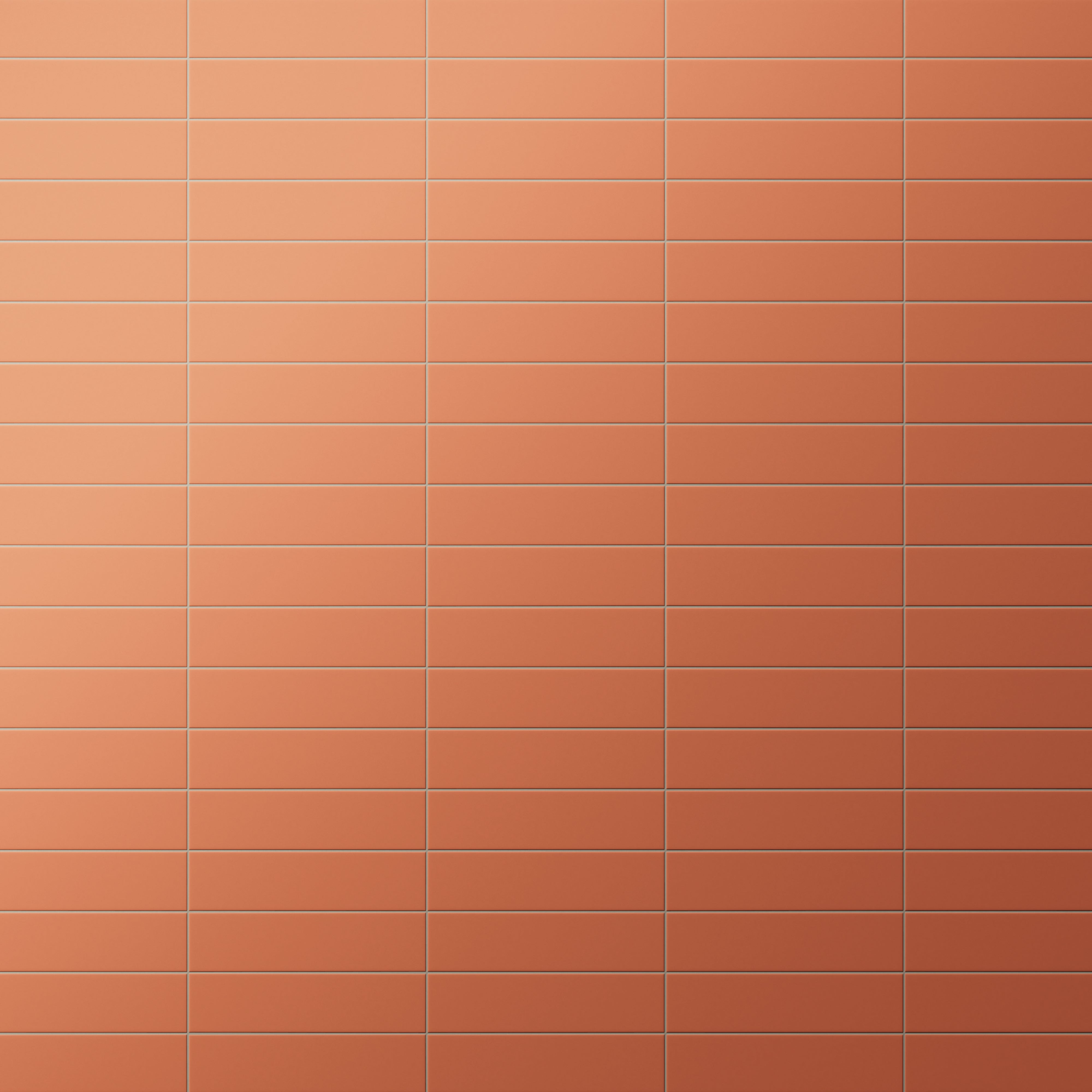 Merrick 3x11 Glossy Porcelain Tile in New-Age Terracota