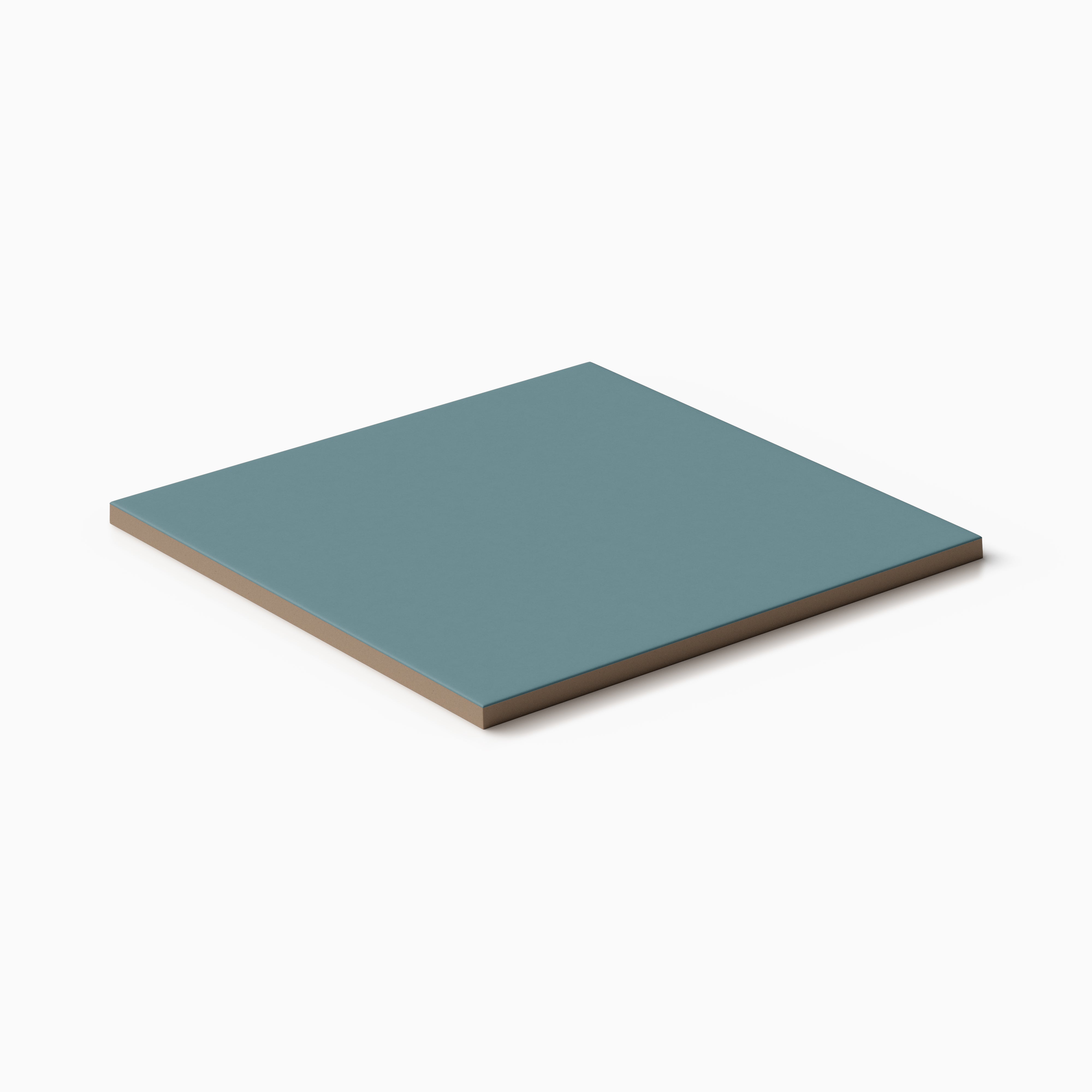 Merrick 8x8 Glossy Porcelain Tile in Ska Blue