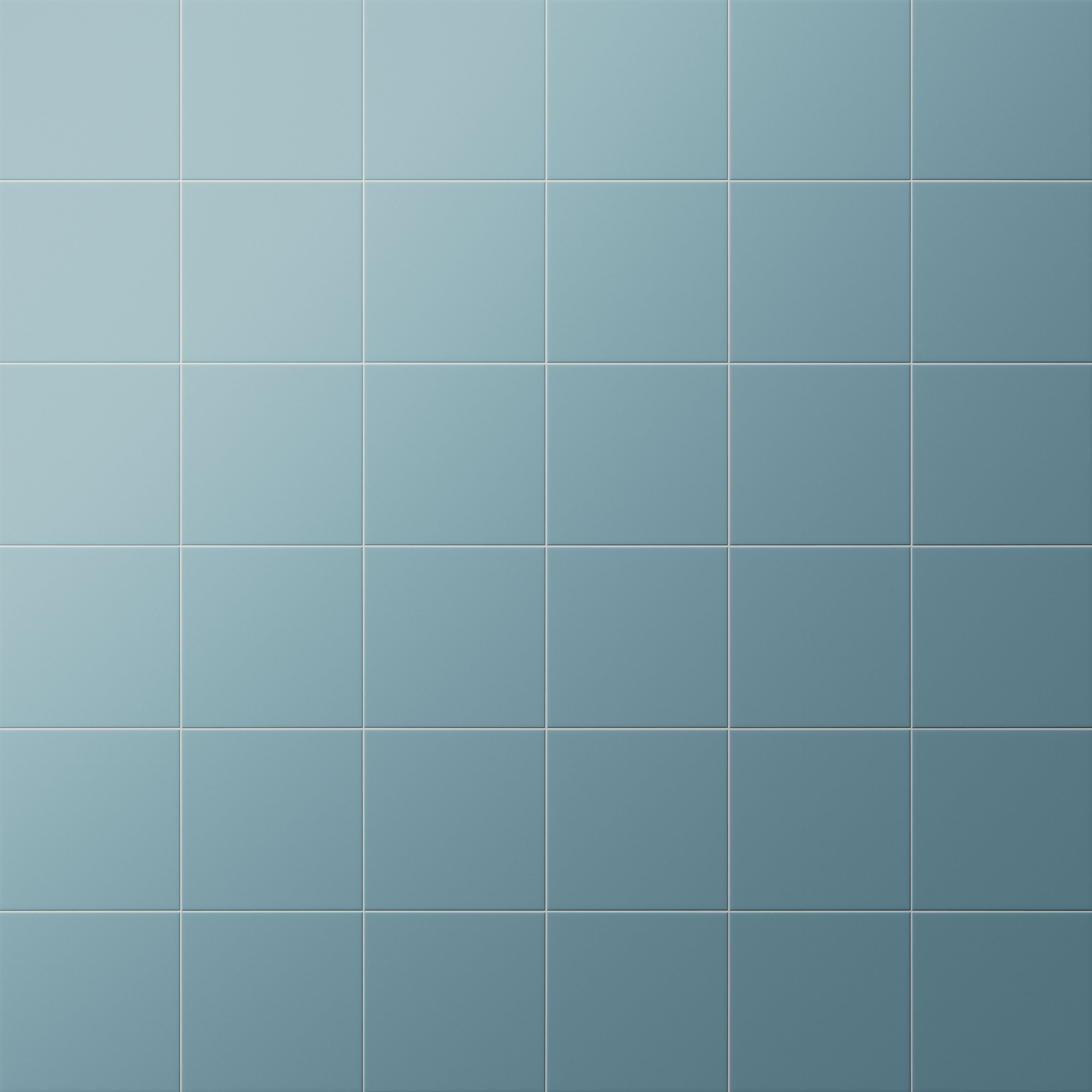 Merrick 8x8 Glossy Porcelain Tile in Ska Blue