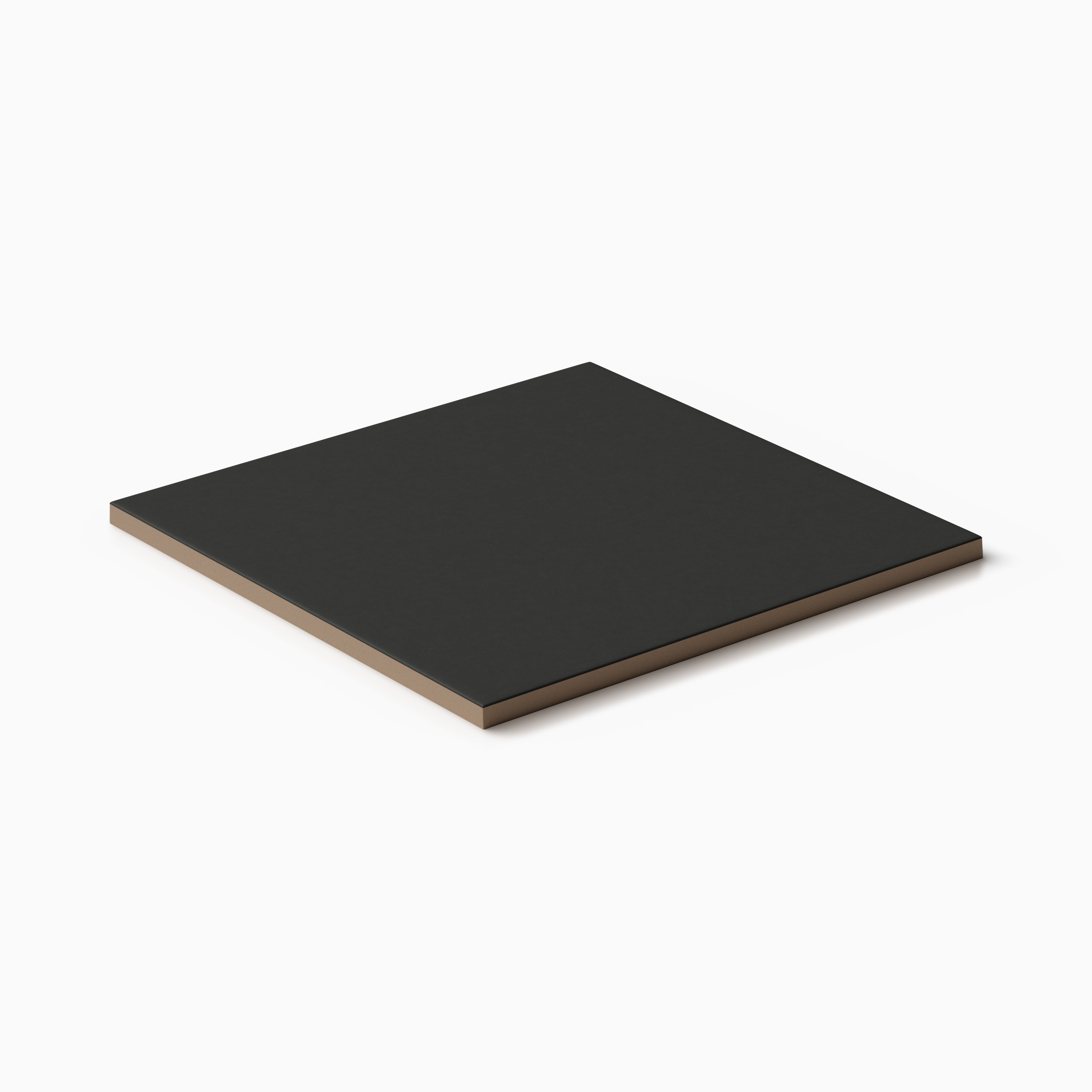 Merrick 8x8 Glossy Porcelain Tile in Synth Black