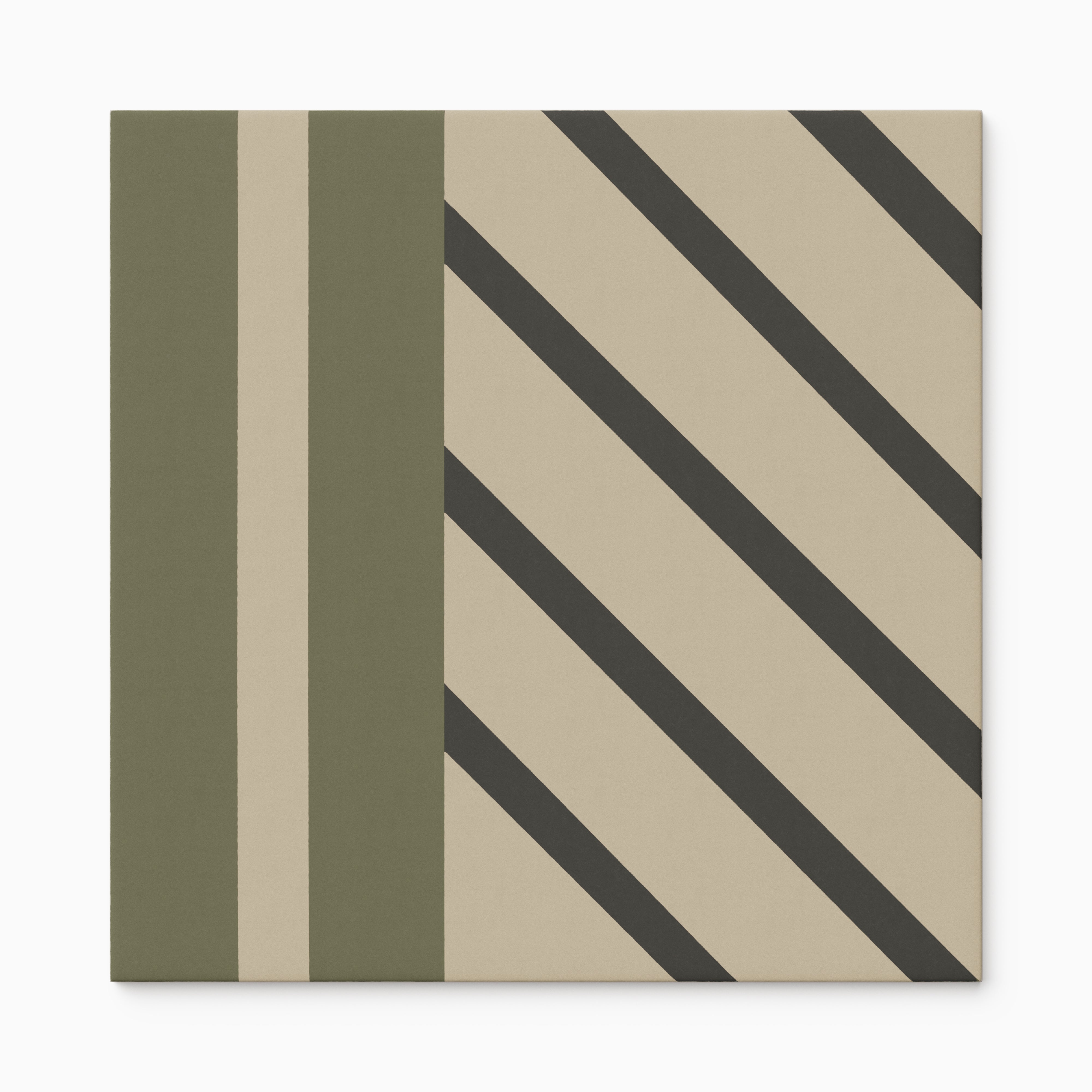 Merrick 8x8 Matte Porcelain Tile in Color Mix