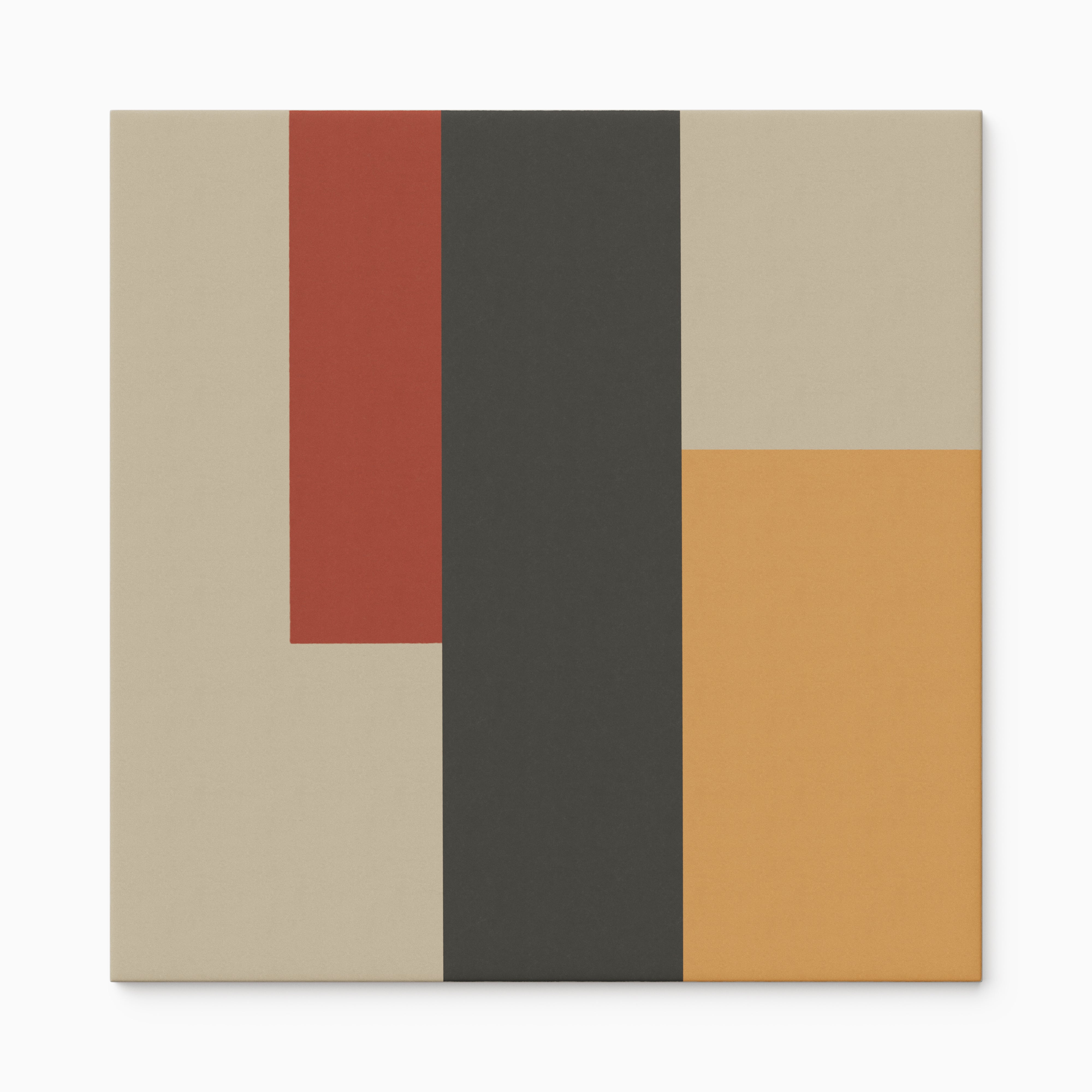 Merrick 8x8 Matte Porcelain Tile in Color Mix
