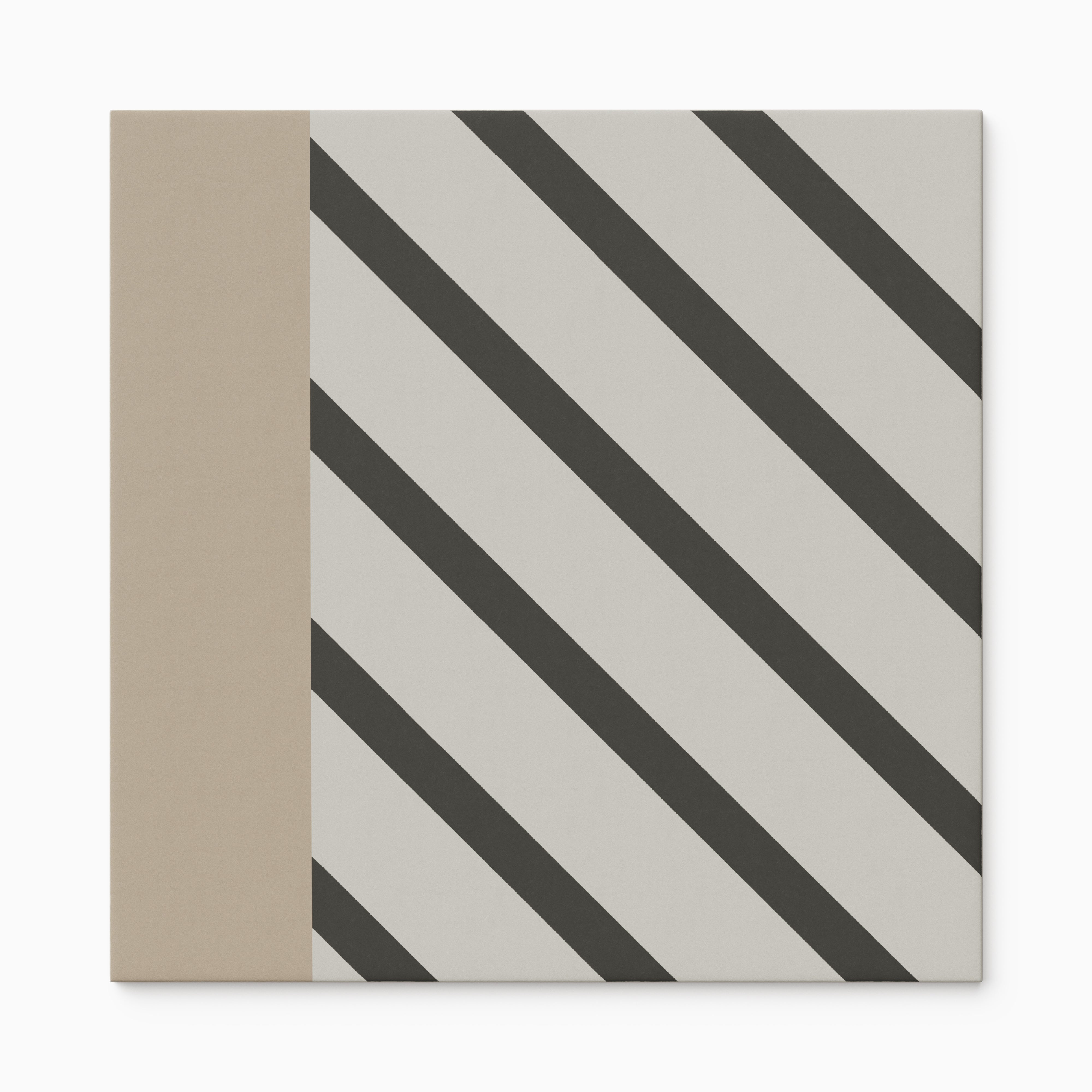 Merrick 8x8 Glossy Porcelain Tile in Neutral Mix