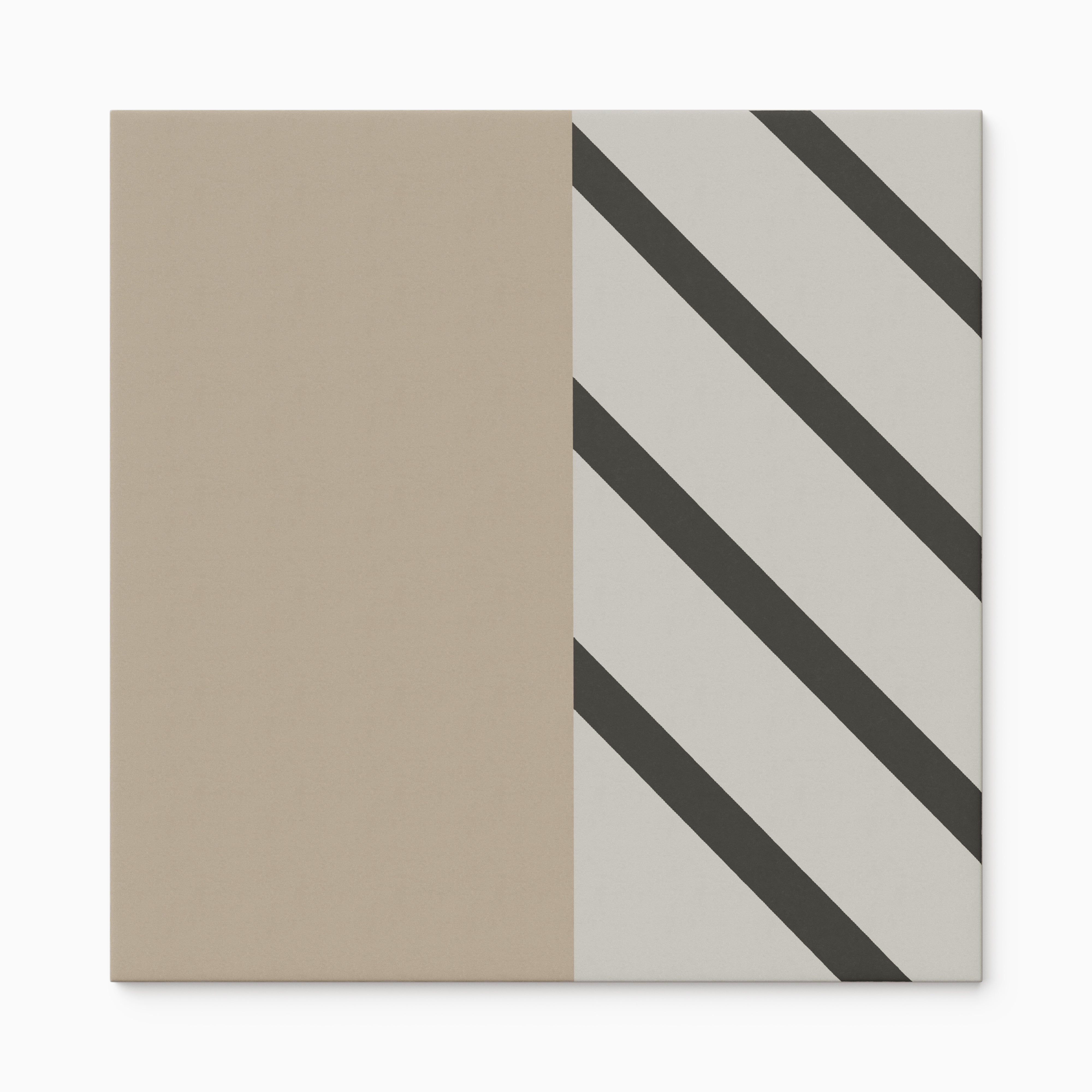 Merrick 8x8 Glossy Porcelain Tile in Neutral Mix