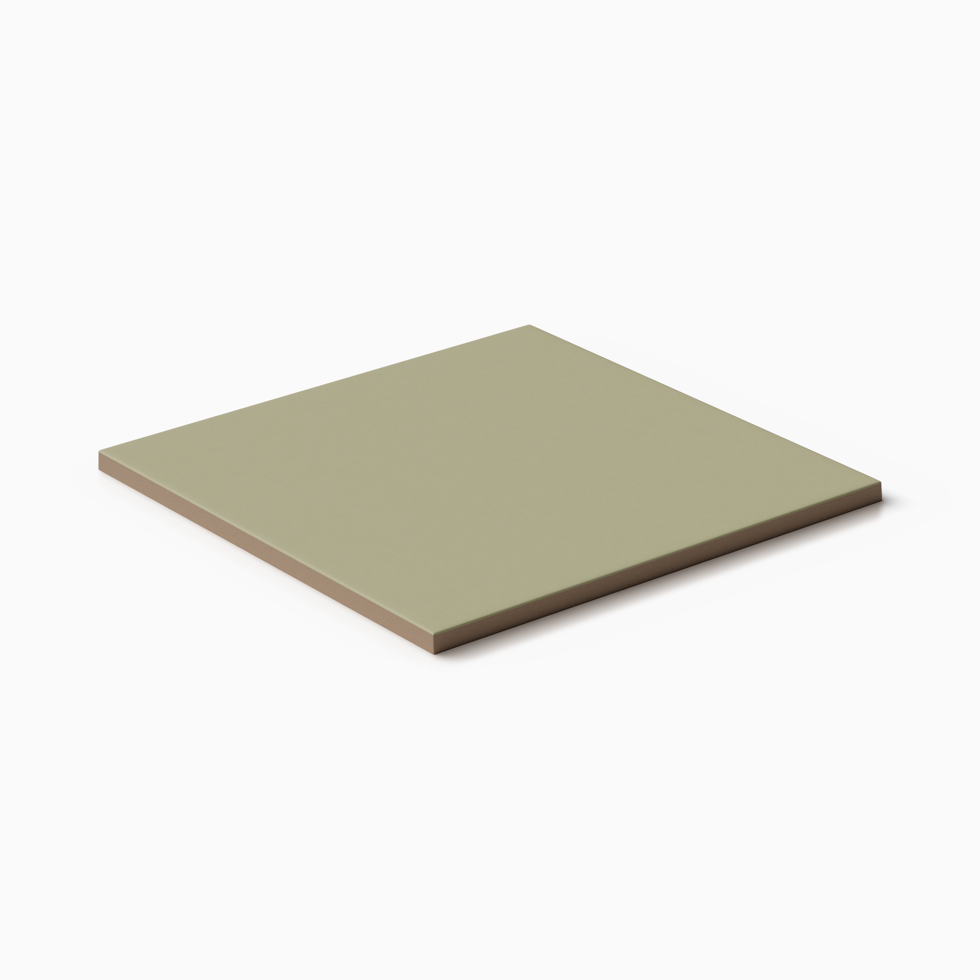 Merrick 8x8 Glossy Porcelain Tile in Lounge Light Green