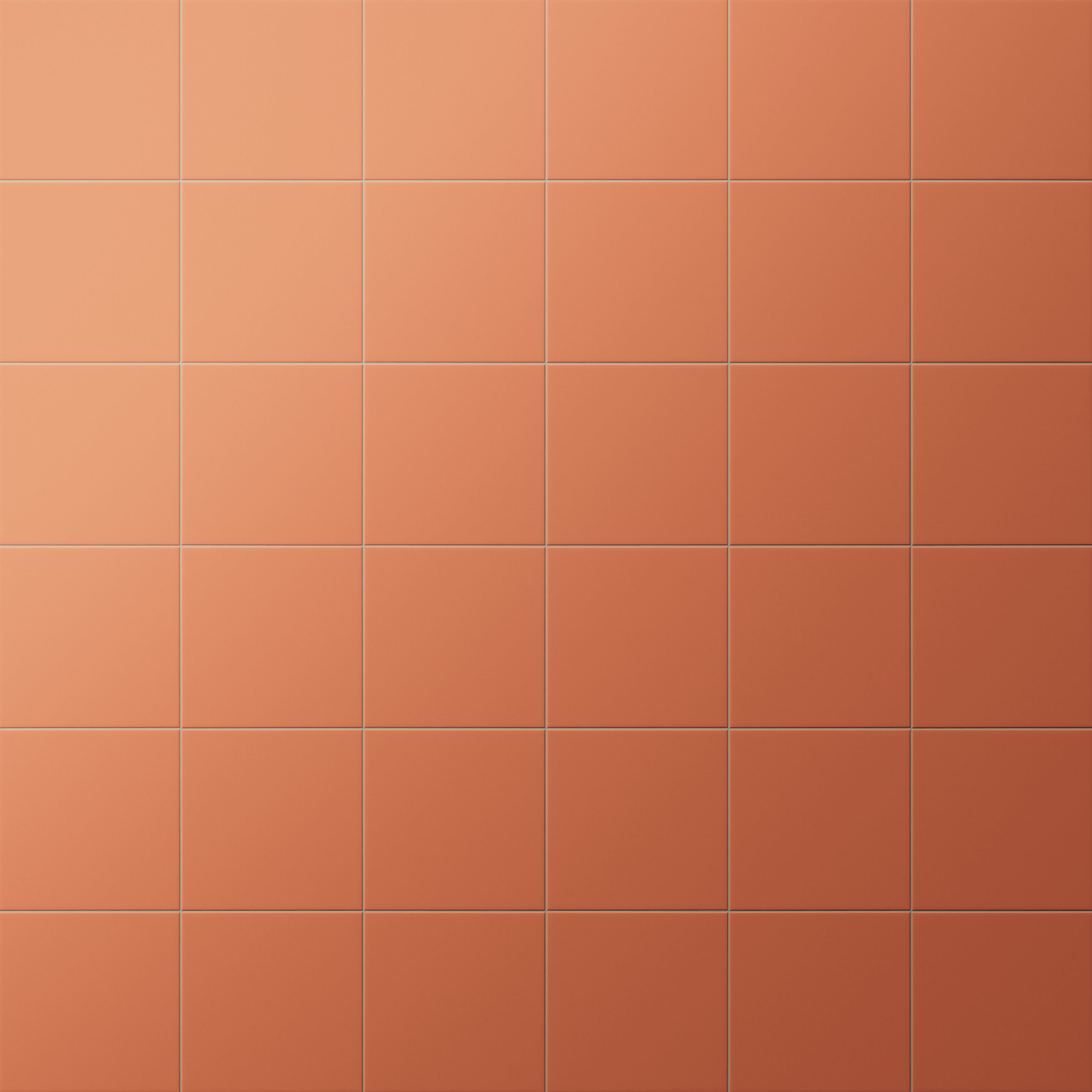 Merrick 8x8 Glossy Porcelain Tile in New-Age Terracota