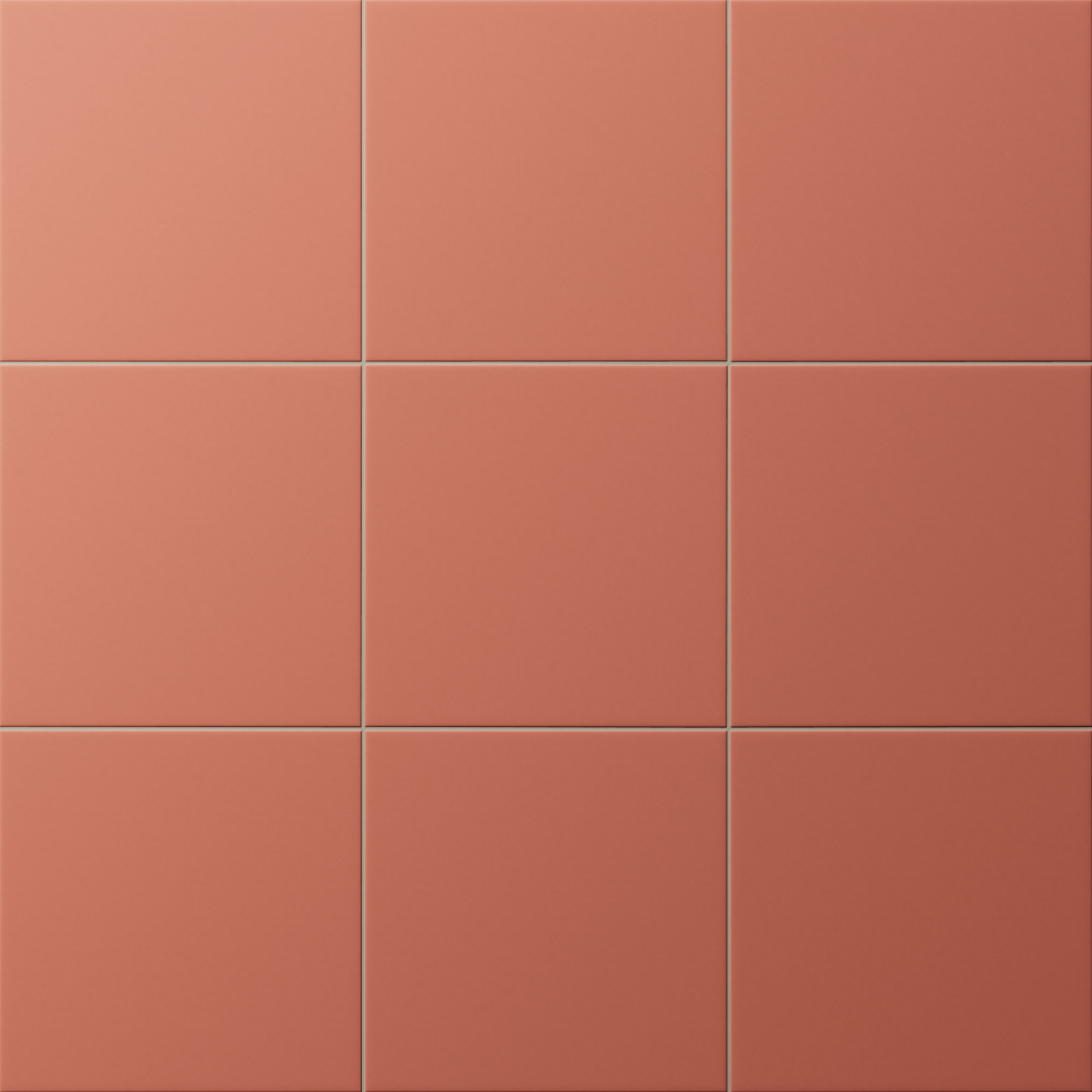 Merrick 8x8 Glossy Porcelain Tile in Indie Rust