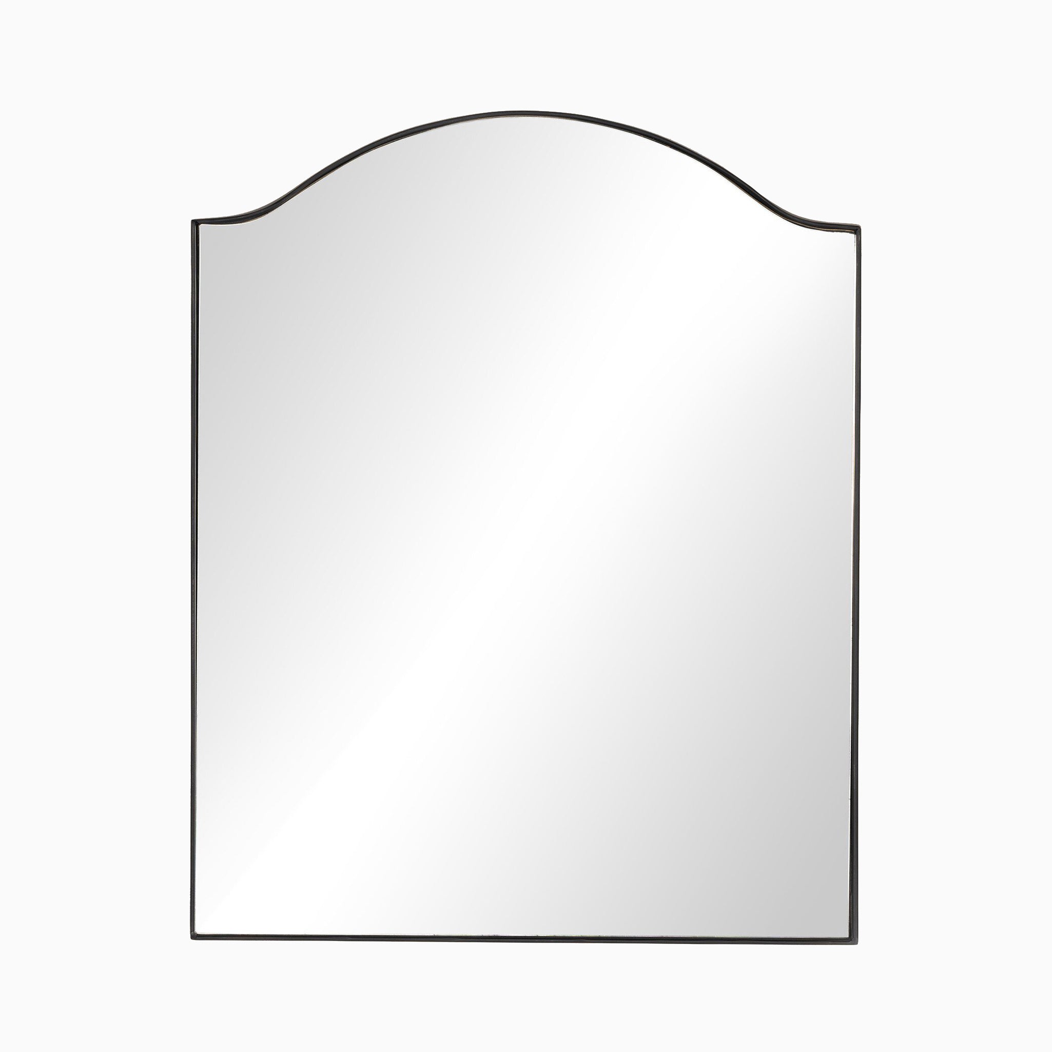 Everdale Small Mirror in Gunmetal