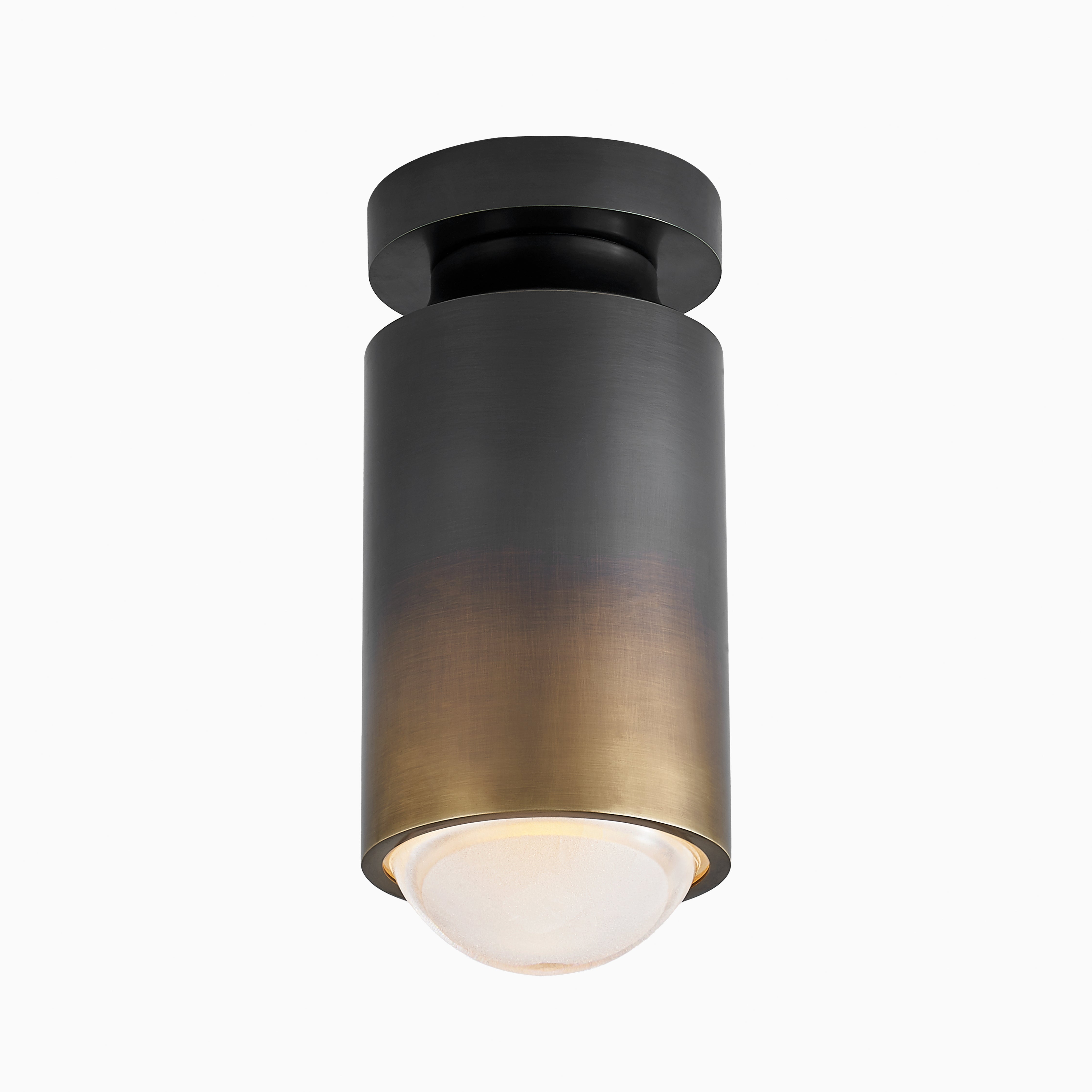 Mendes Flush Mount in Gradient Brass
