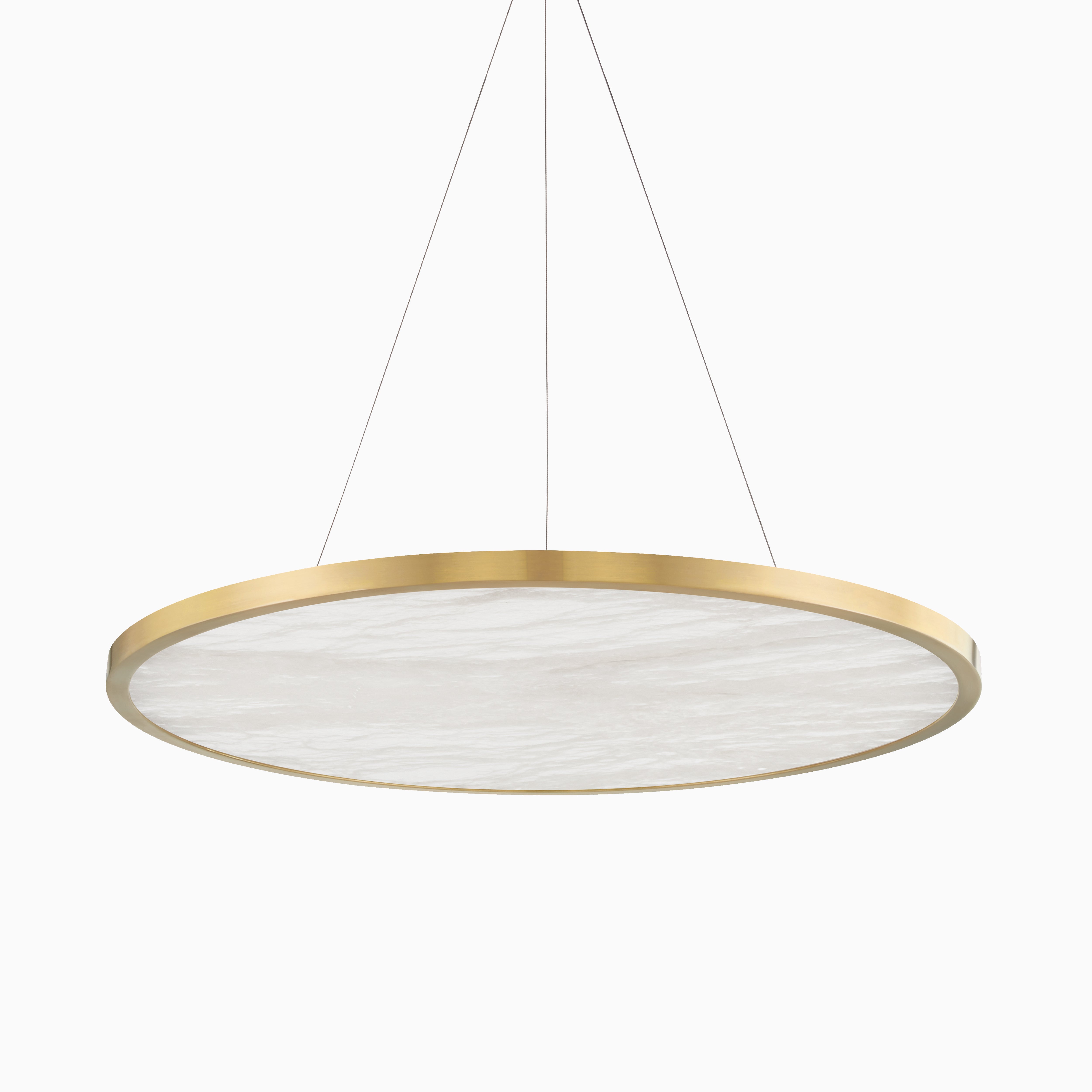 Kennie 36" Chandelier in Aged Brass