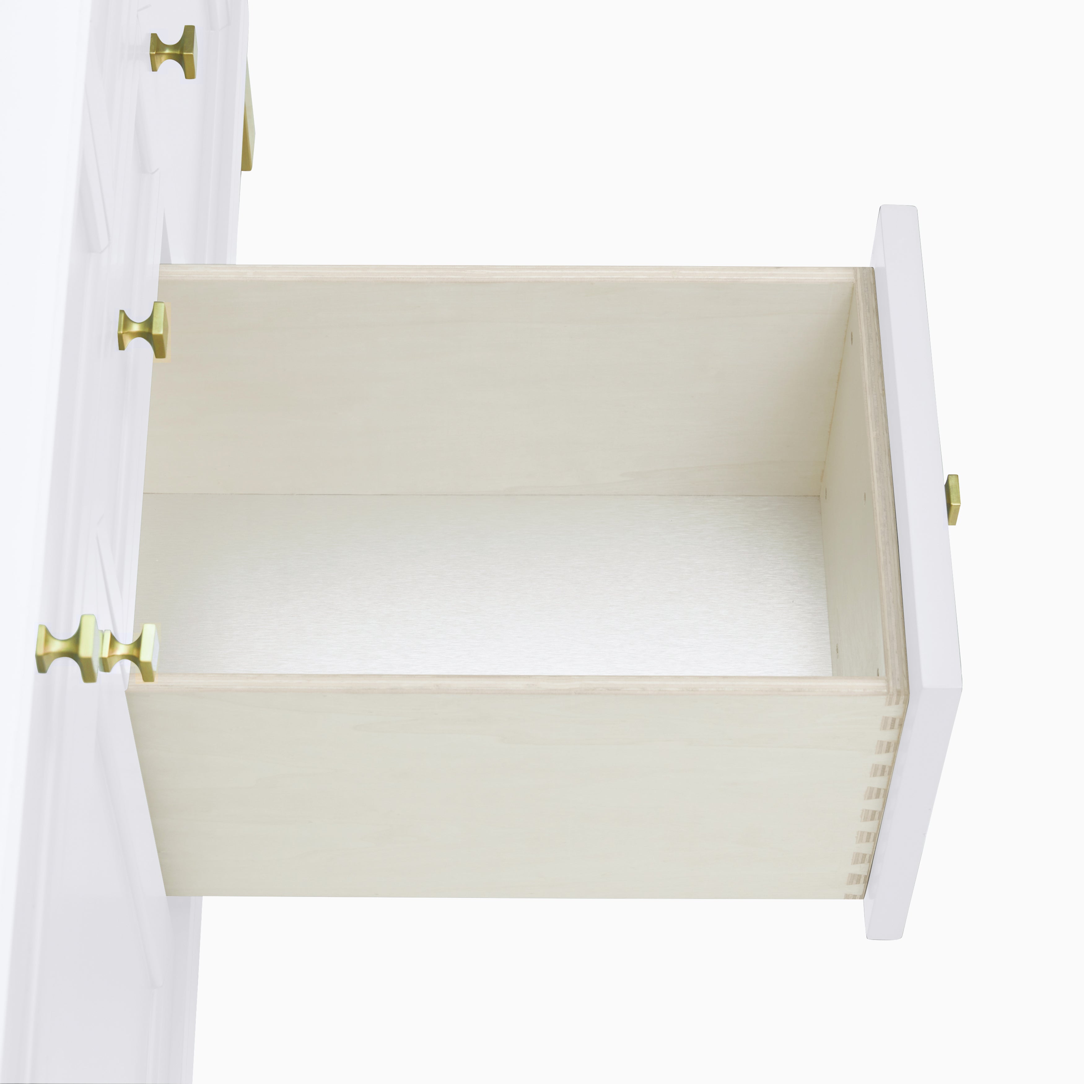 Janelle 48" Single Vanity in Glossy White with 3 cm White Zeus Silestone Top
