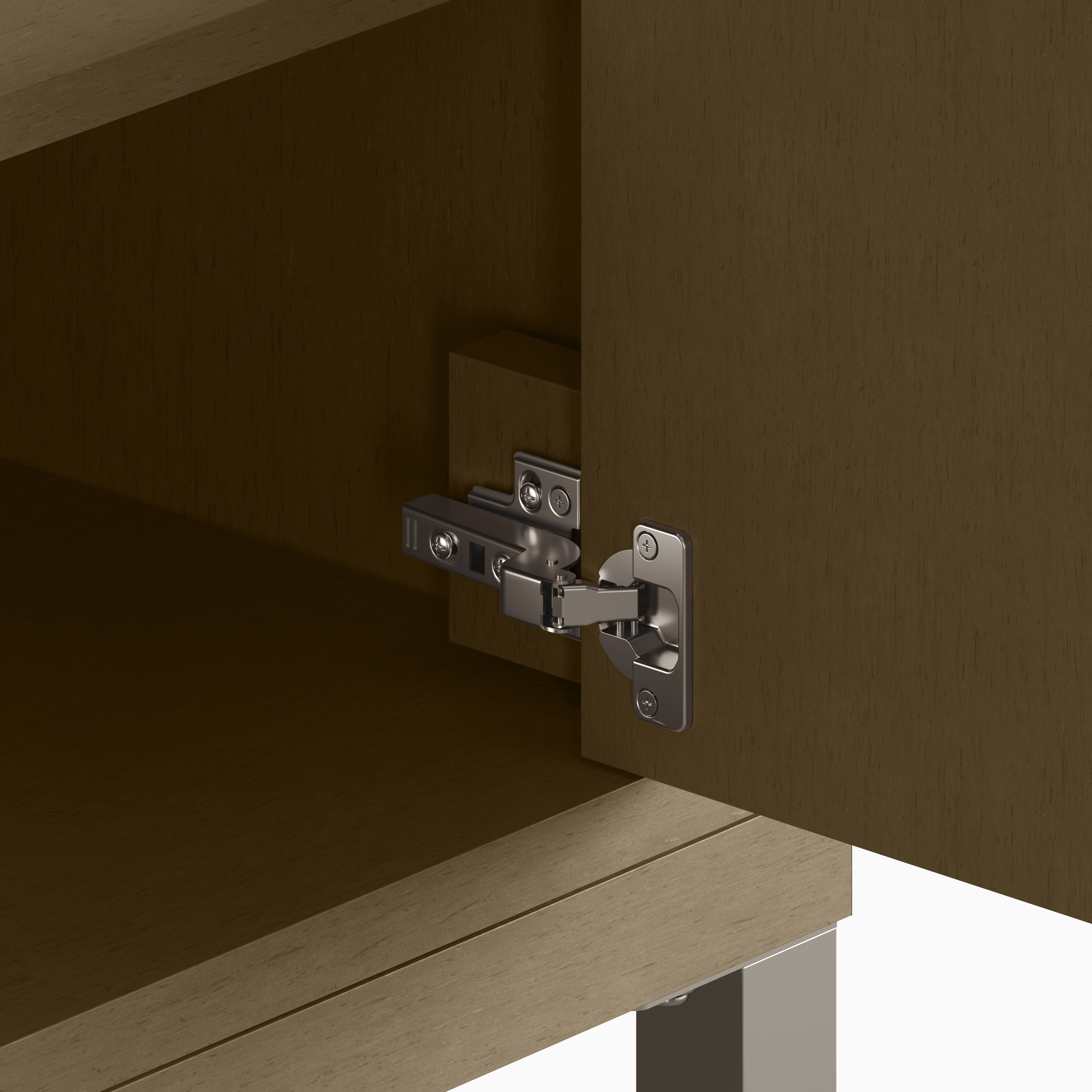 Janelle 48" Single Vanity in Walnut Whisper with 3 cm White Zeus Silestone¨ Top