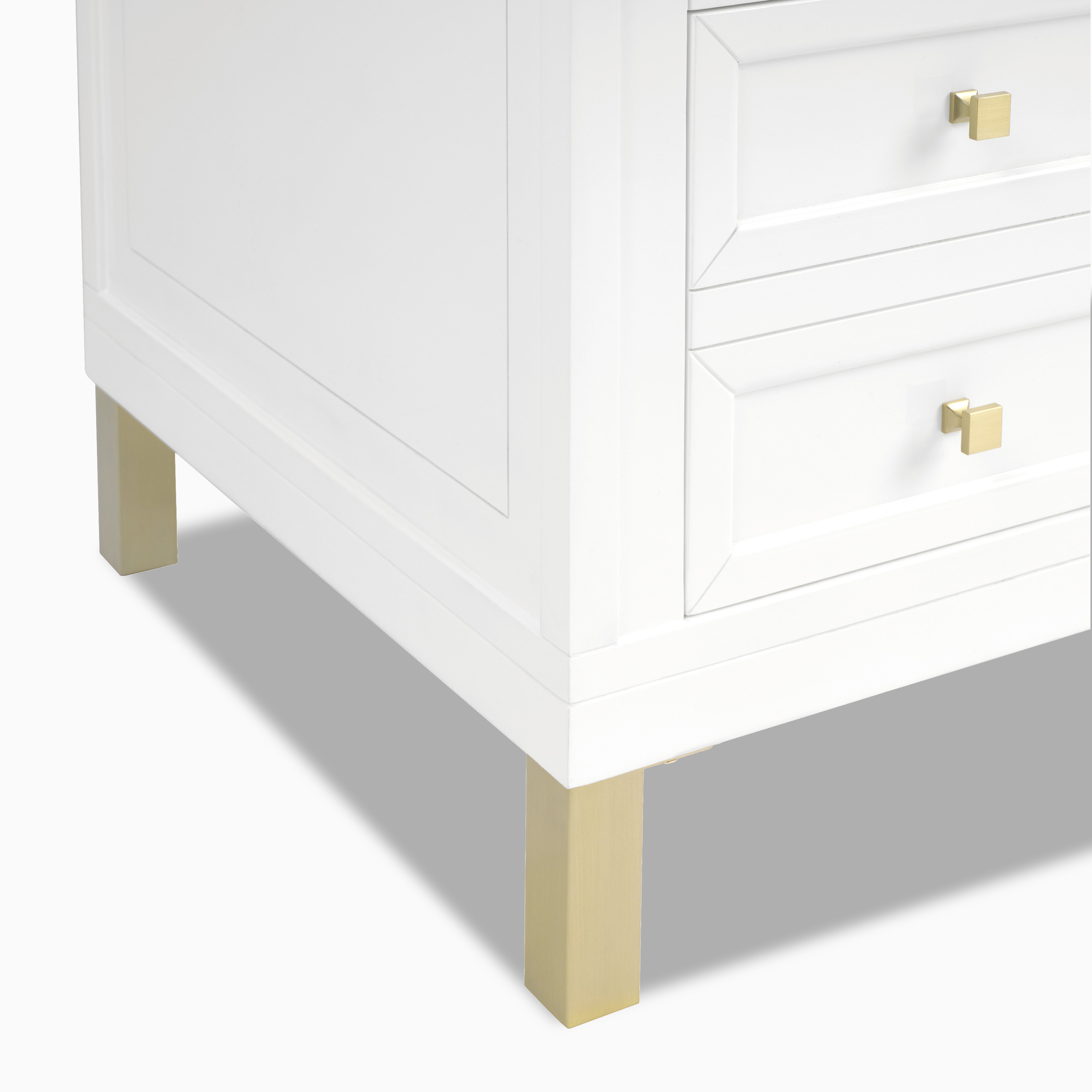 Janelle 60" Double Vanity in Glossy White with 3 cm White Zeus Silestone Top