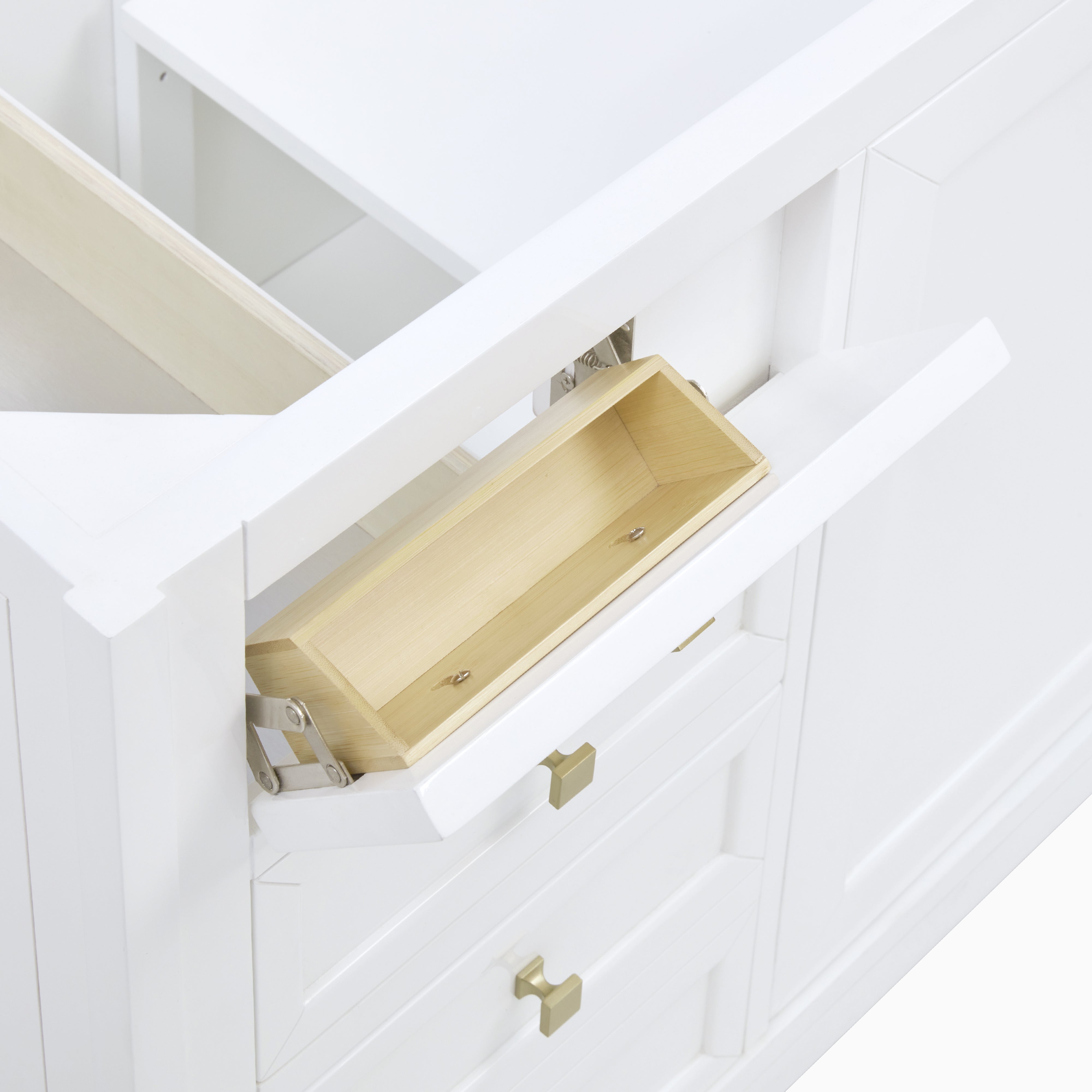 Janelle 60" Double Vanity in Glossy White with 3 cm White Zeus Silestone Top