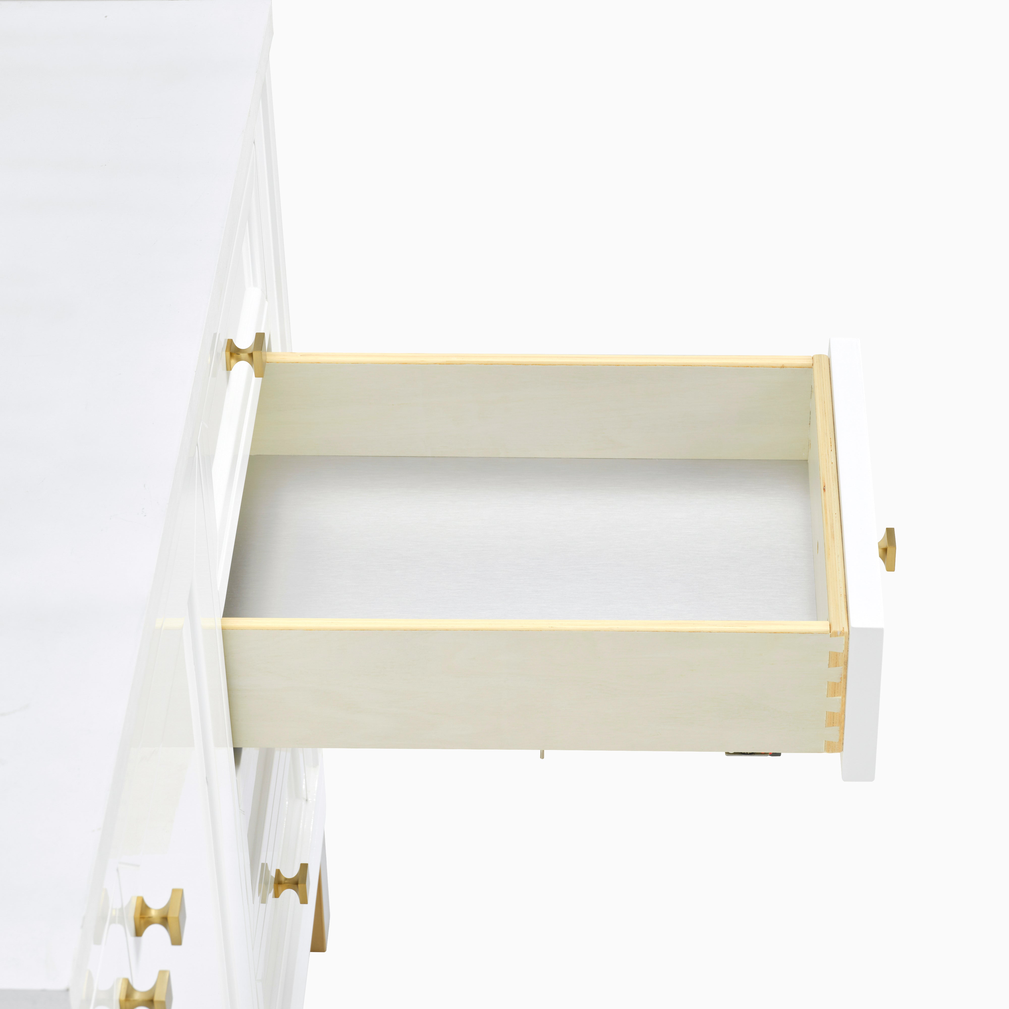 Janelle 60" Single Vanity in Glossy White with 3 cm White Zeus Silestone Top