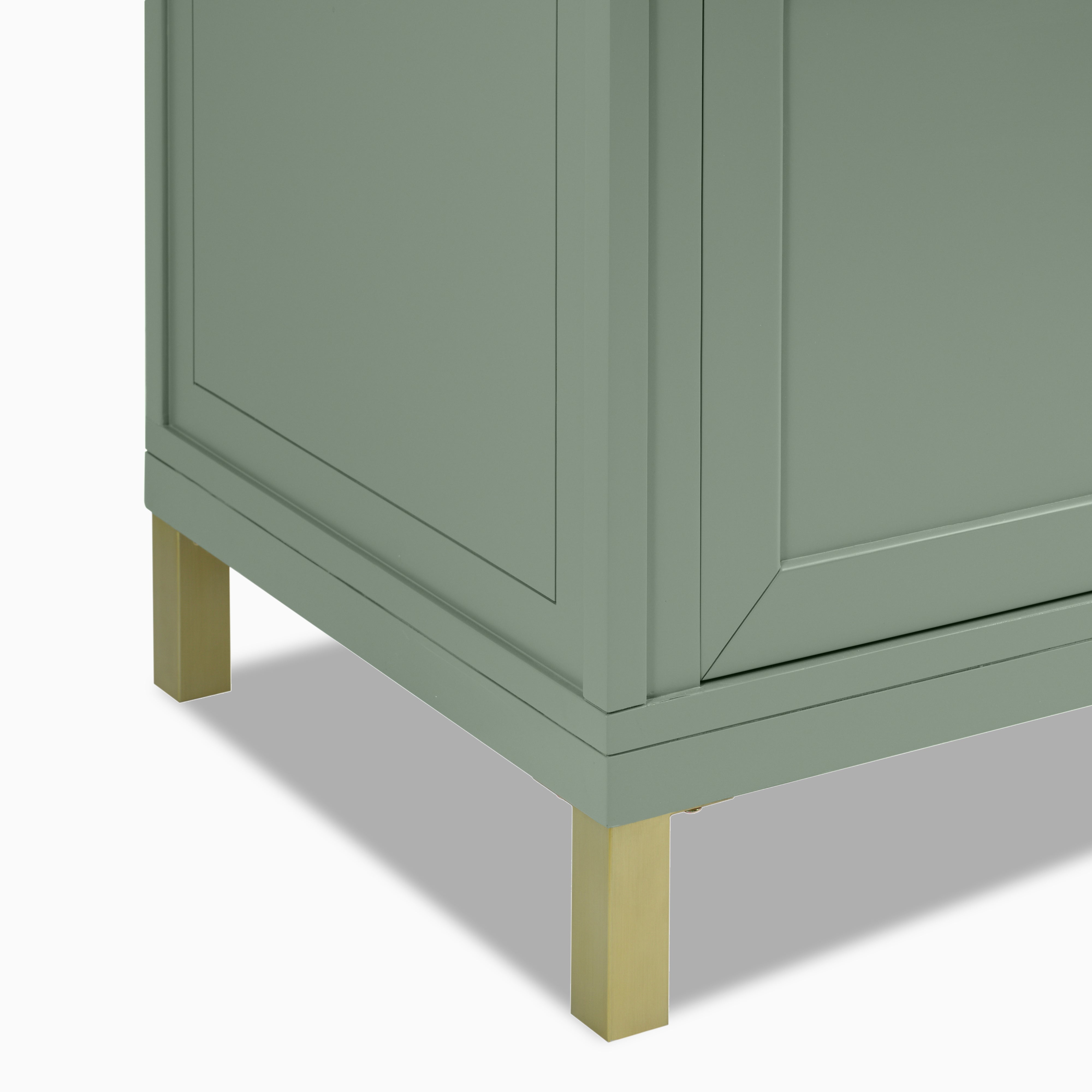 Janelle 30" Single Vanity in Smokey Celadon with 3 cm White Zeus Silestone¨ Top